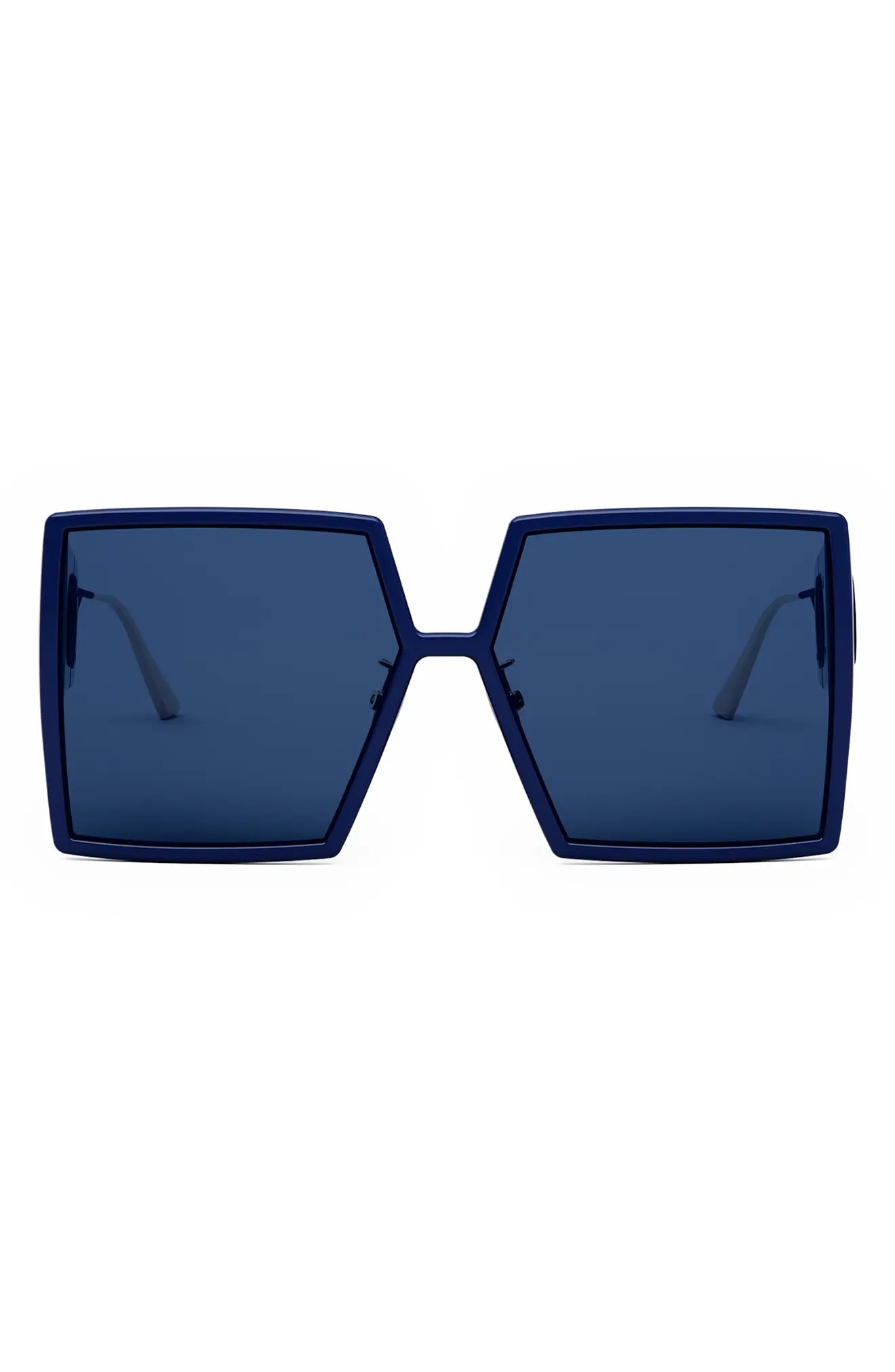 30Montaigne SU 58mm Square Sunglasses in Shiny Blue /Blue - 1