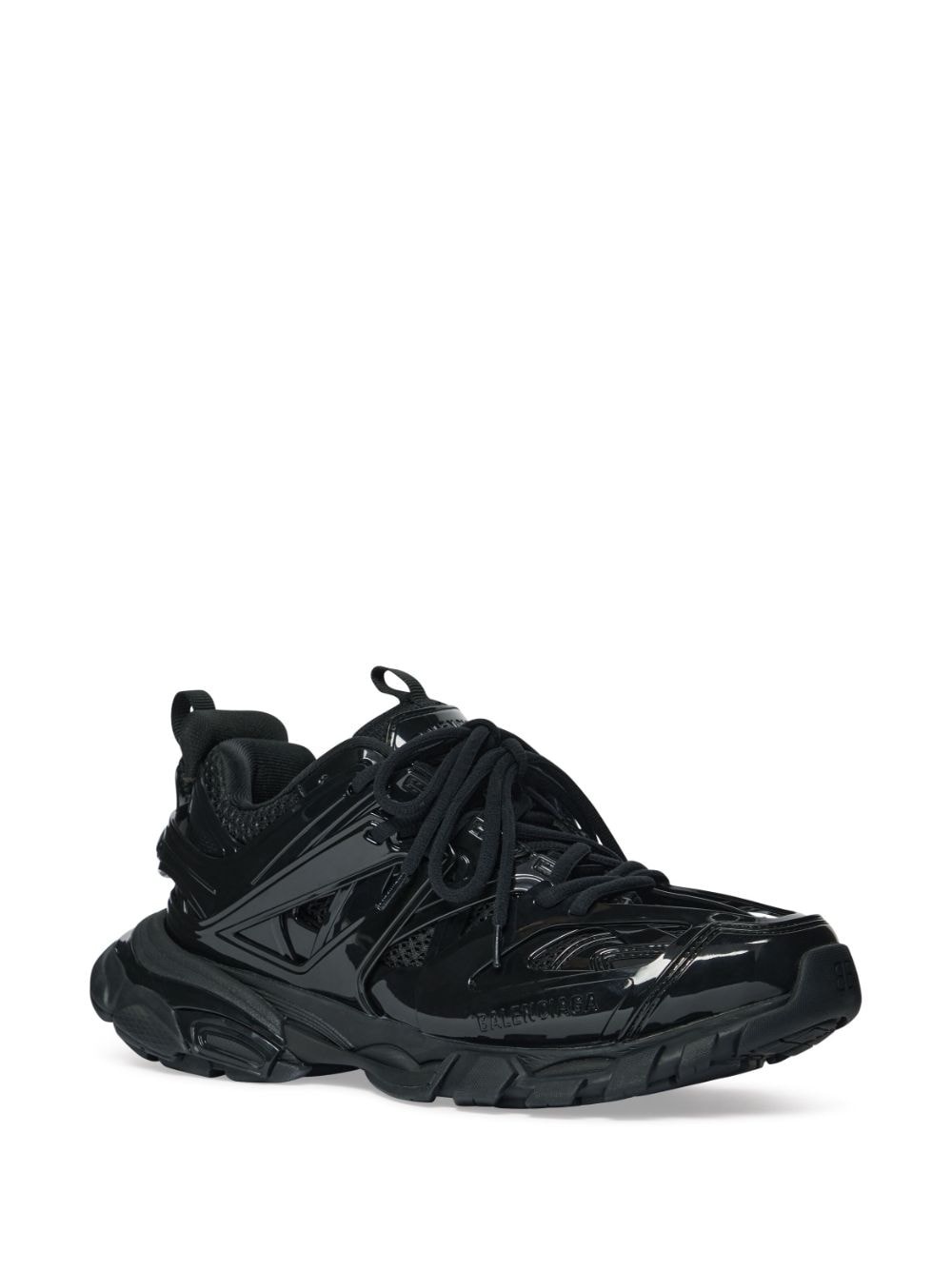 Track laminated-panels sneakers - 2