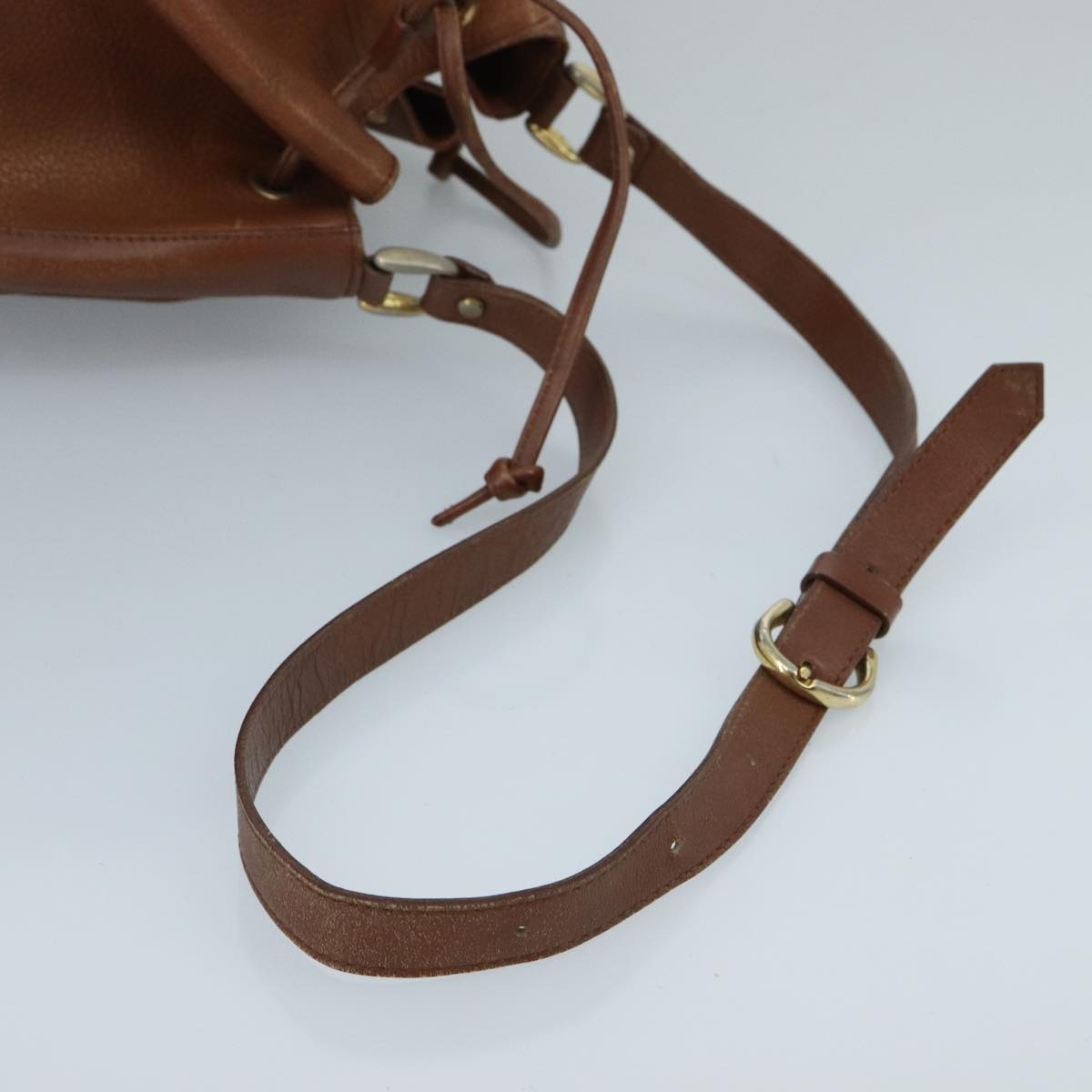 Burberry Nova Check Shoulder Bag Leather Brown Gold - 7