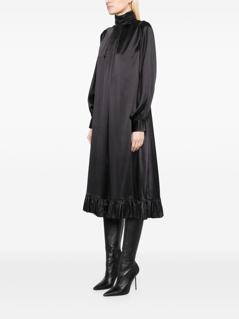 high-neck dress - 3