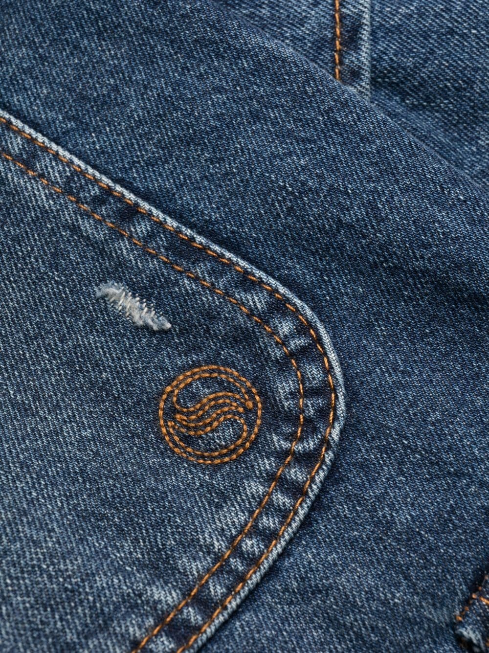 wide-leg cargo jeans - 7