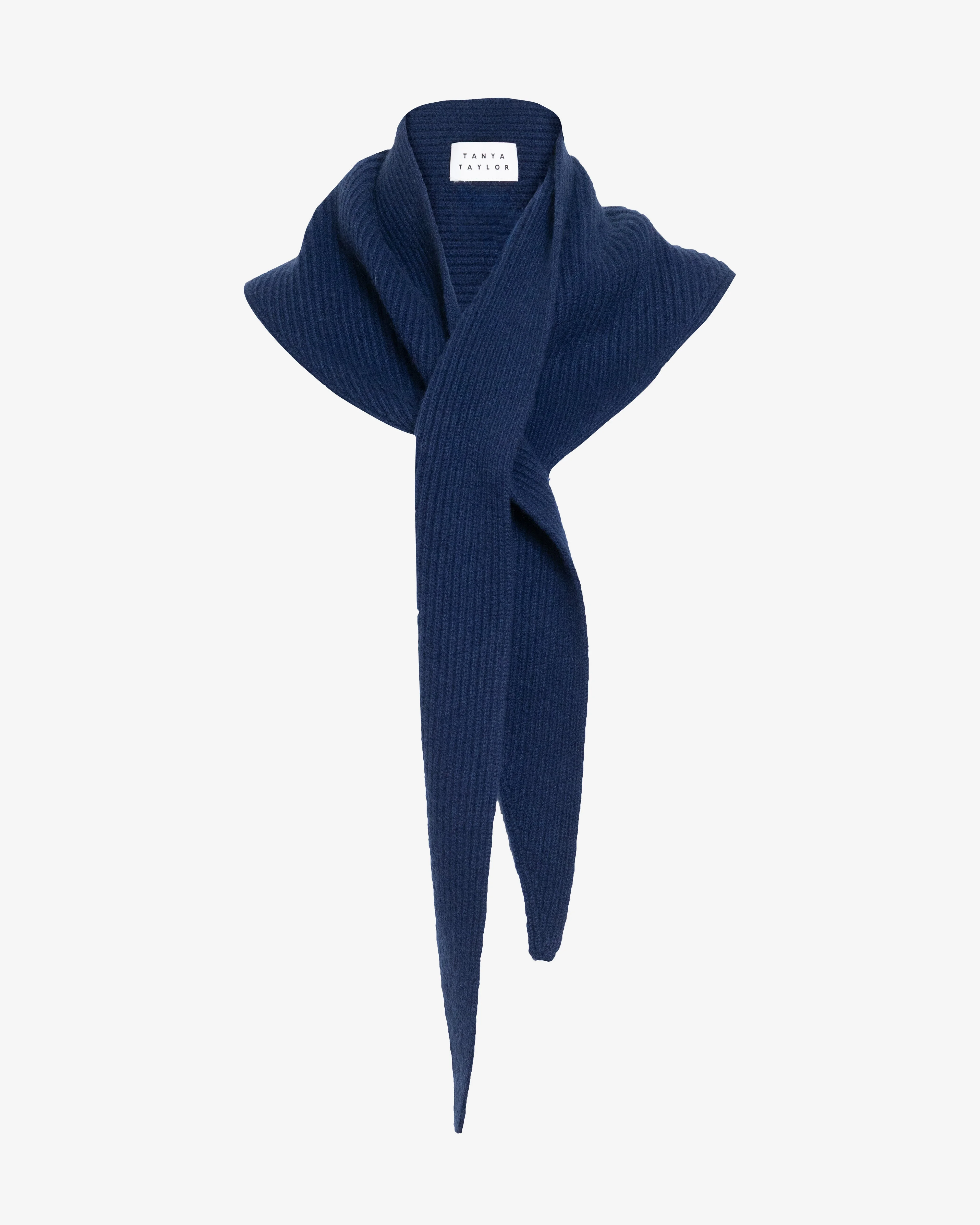 SILVIA CASHMERE TRIANGLE SCARF - 1