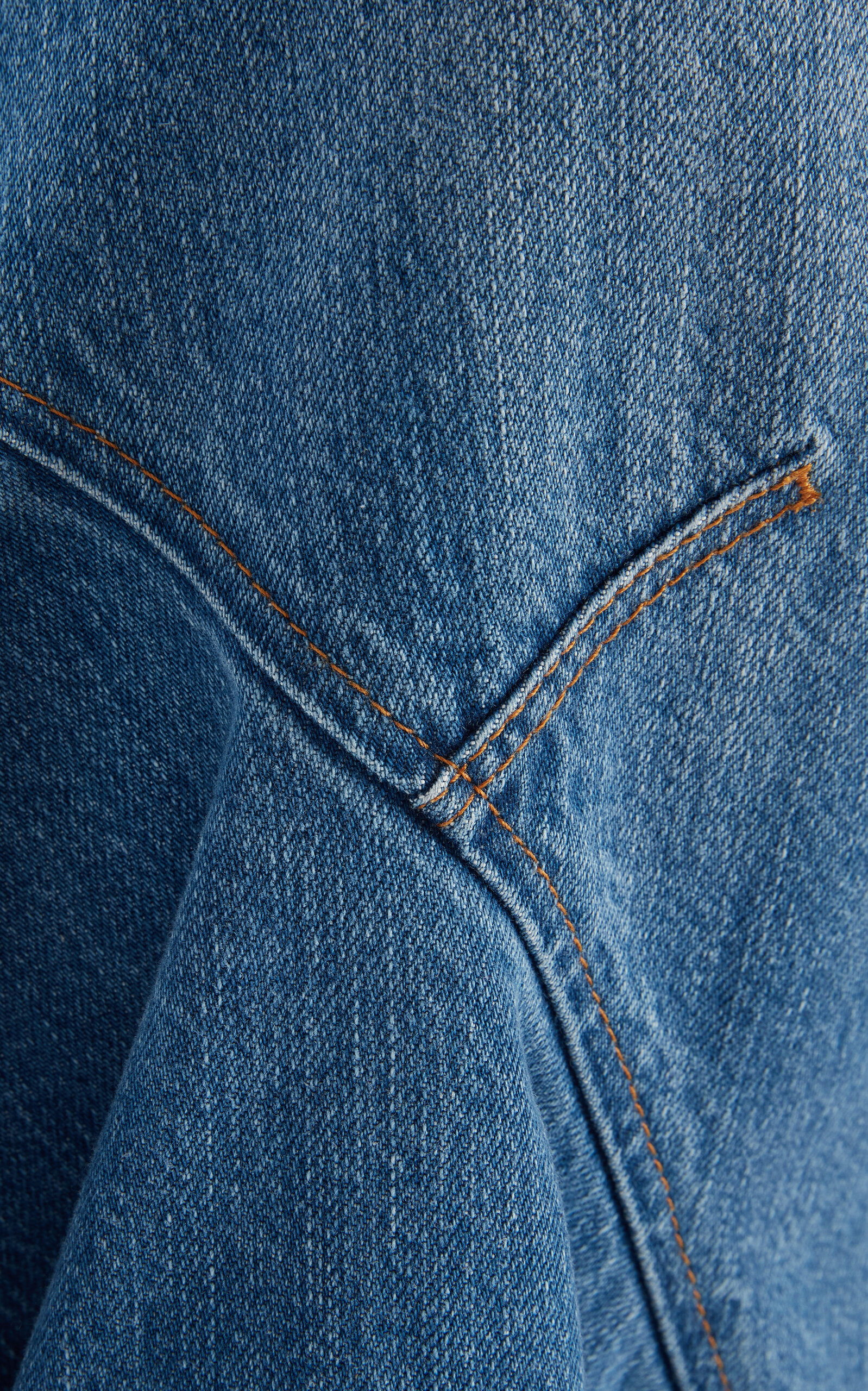Flared Denim Mini Skirt blue - 5