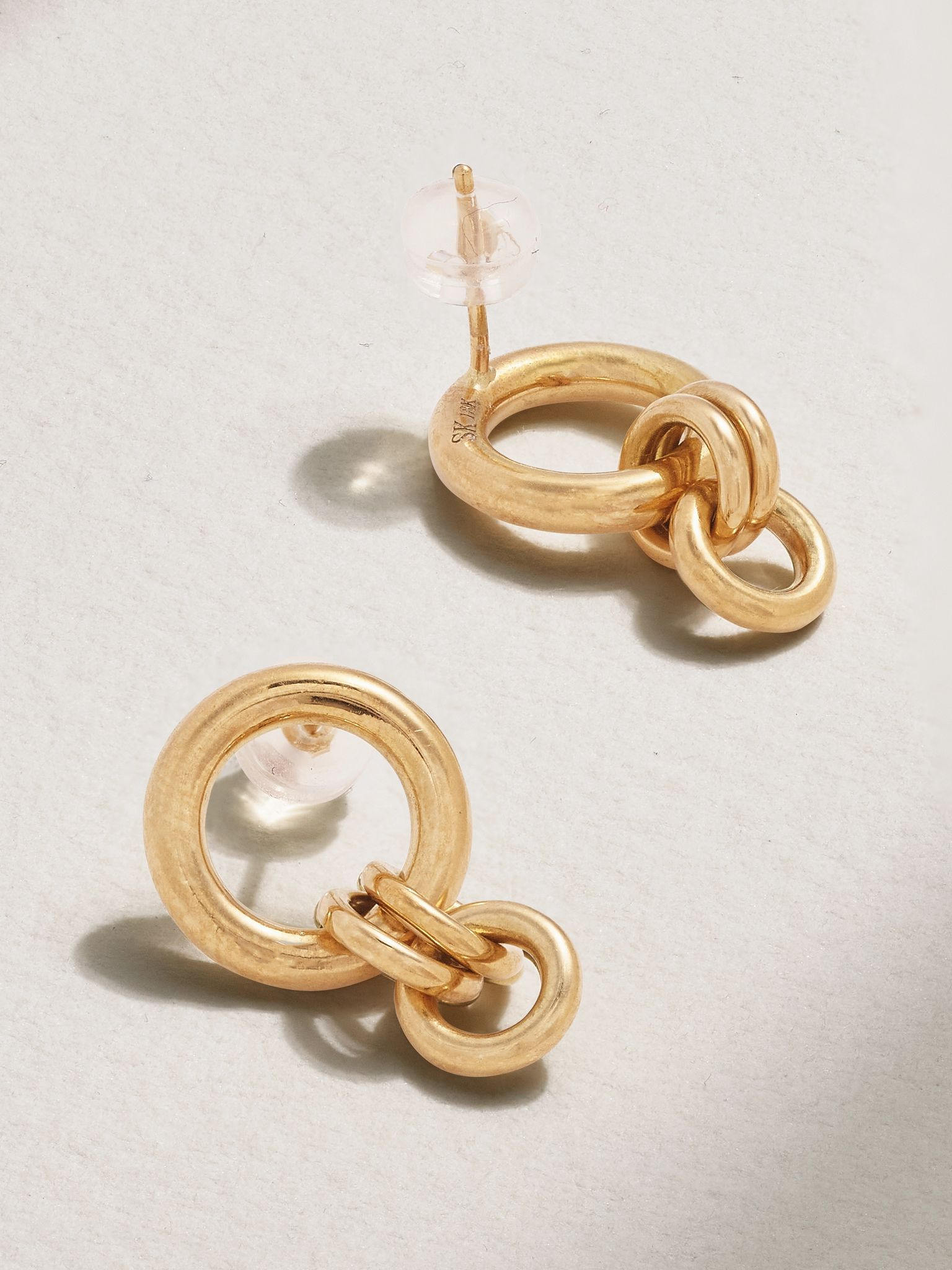 Canis 18-karat gold earrings Gold - 3
