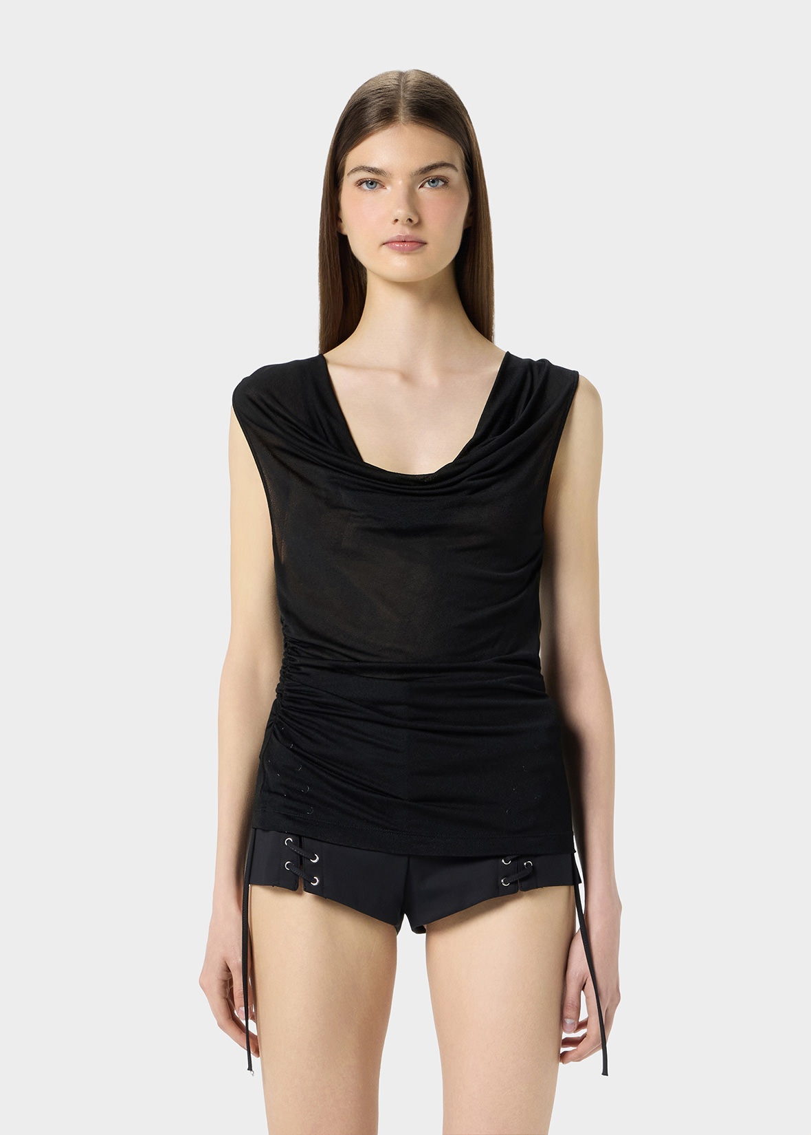 SABLÉ JERSEY TOP WITH STRINGS - 3