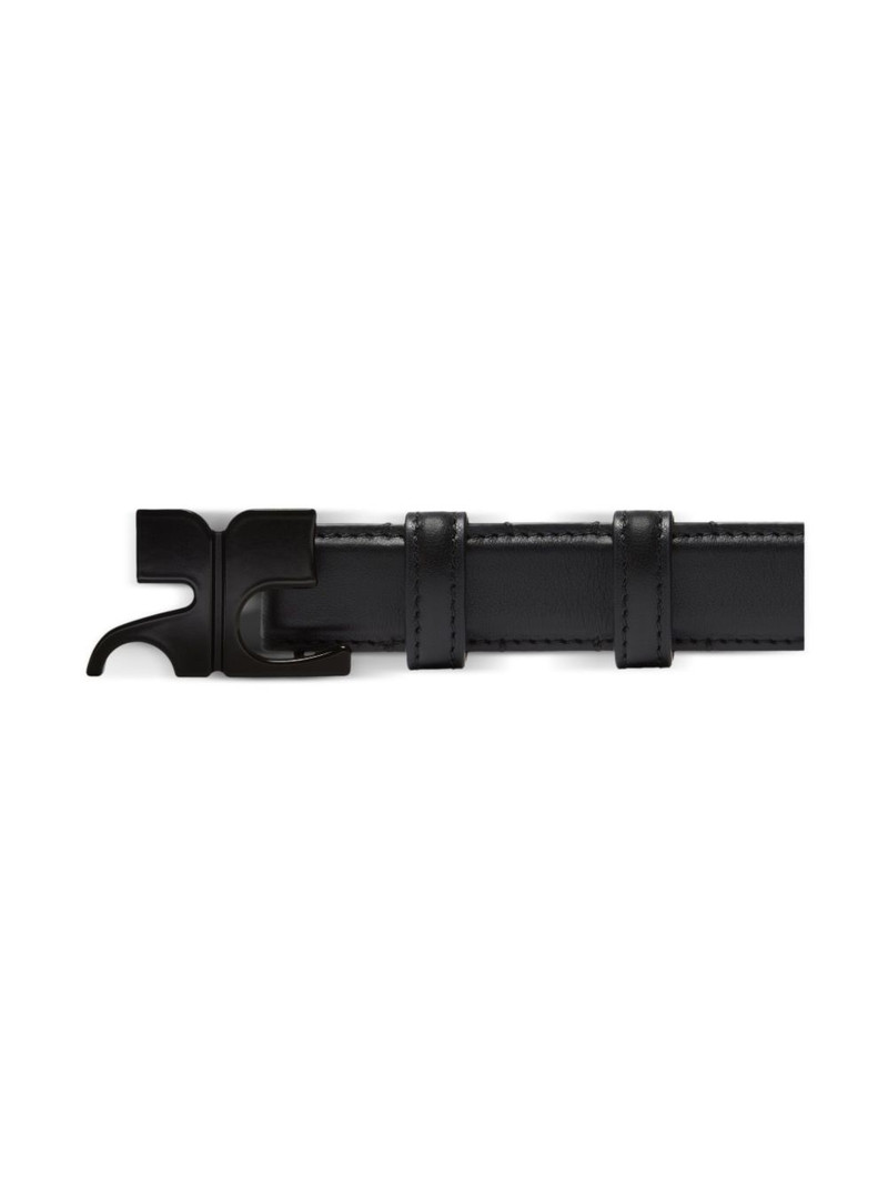 logo-buckle belt 3