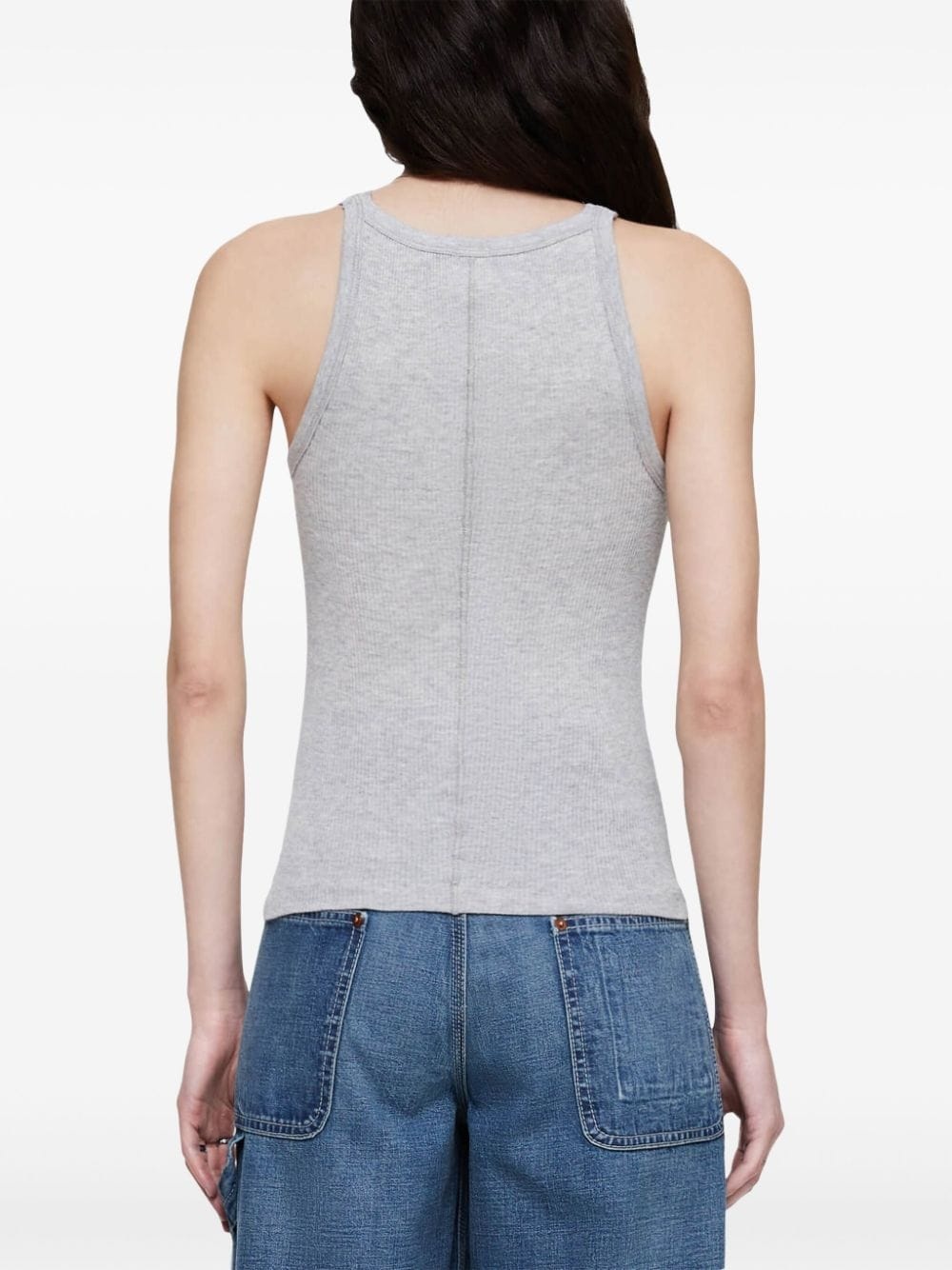 ribbed knit tank top - 3