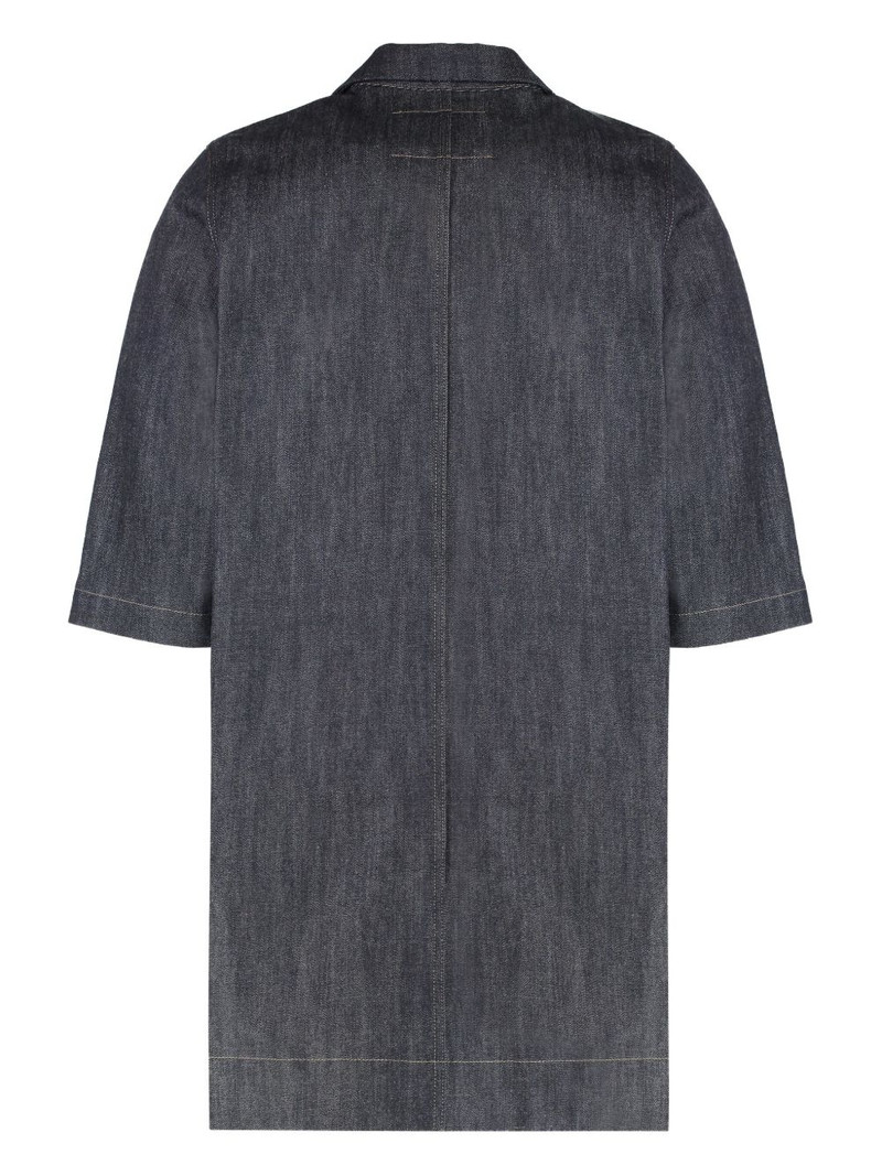 Rick Owens DRKSHDW denim short-sleeve pocket shirt outlook