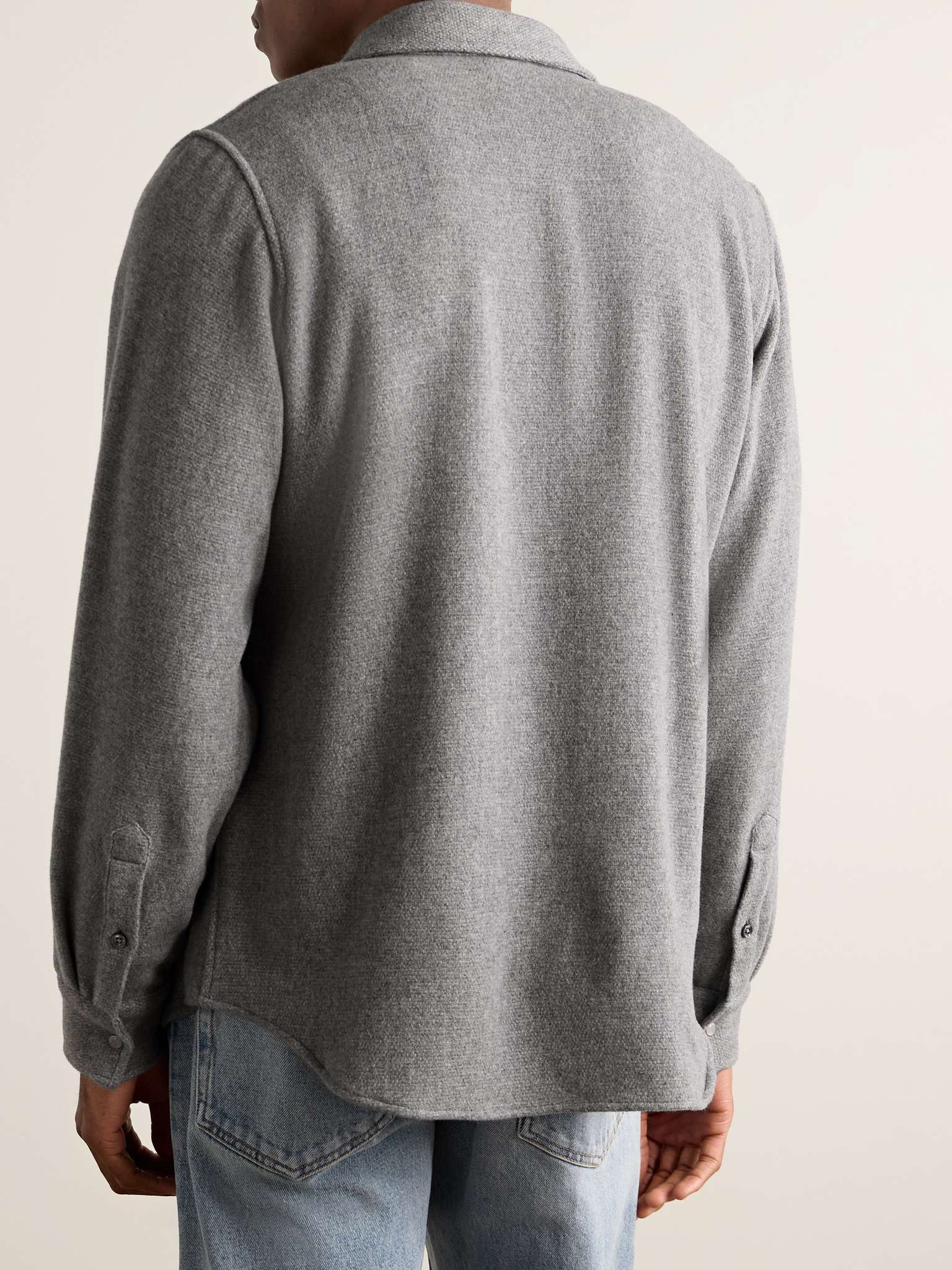 Brushed-Cashmere Shirt - 3
