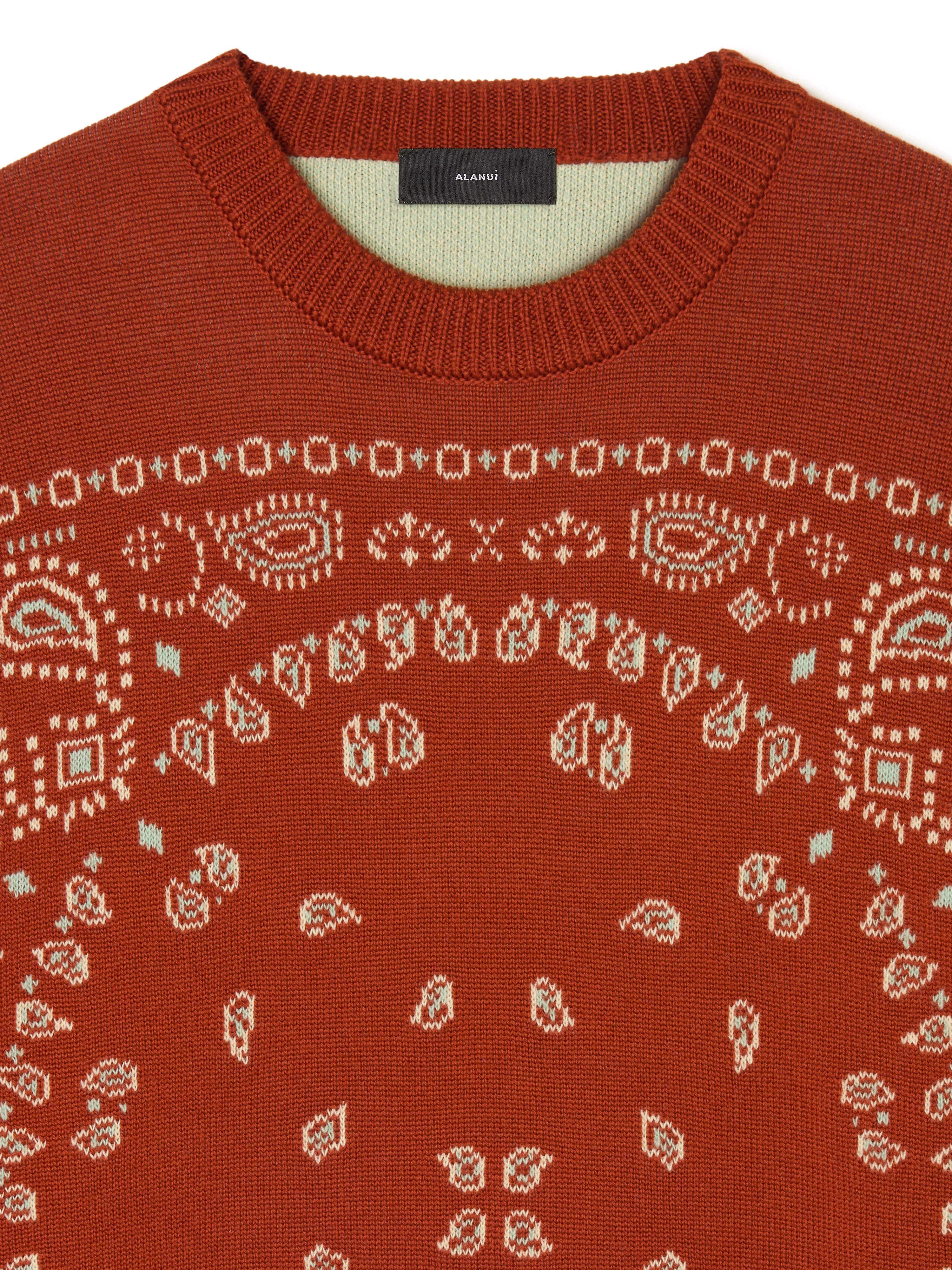 Bandana Jacquard Sweater - 1