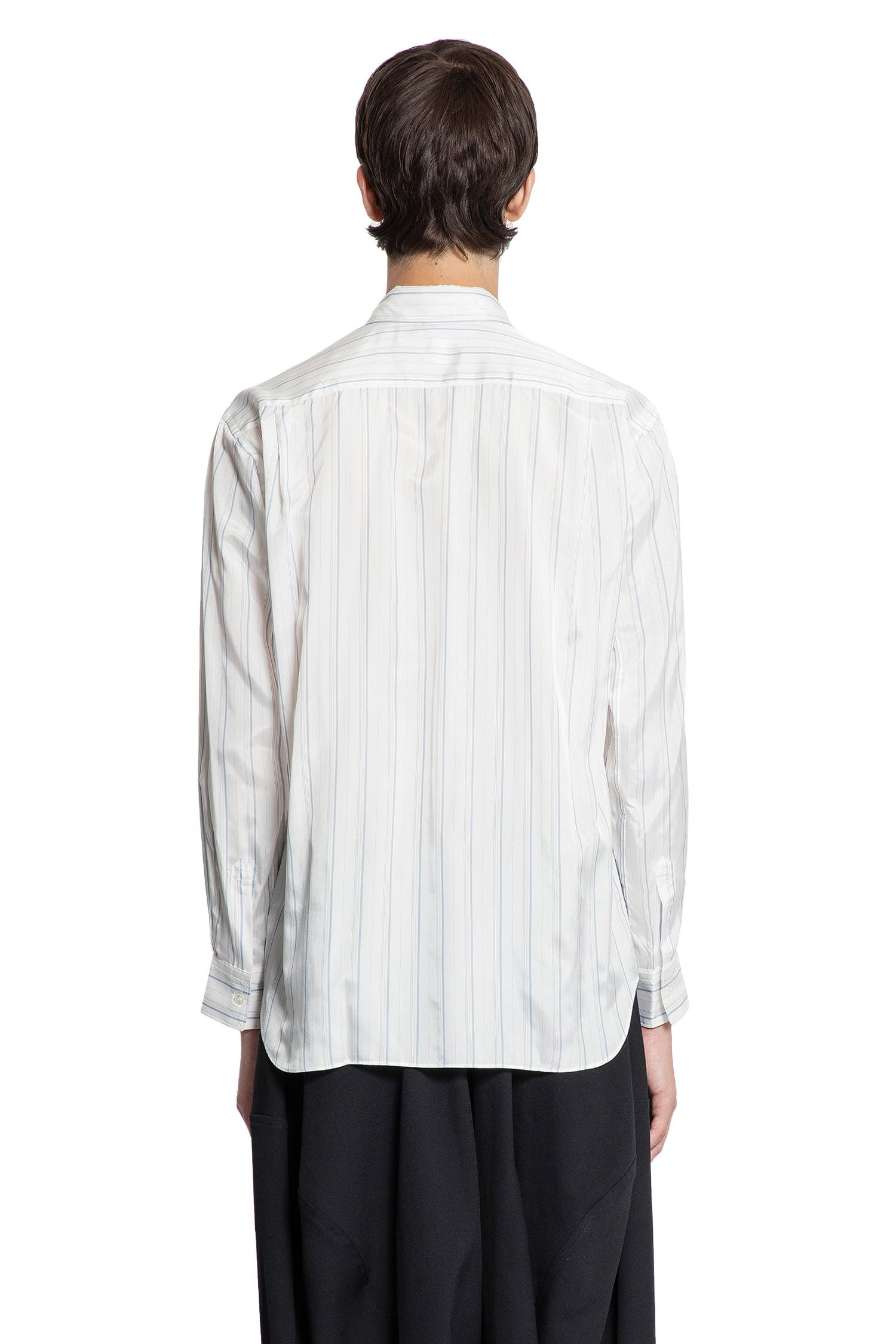 Pinstriped-Cupro-Satin-Pocket-Shirt - 3