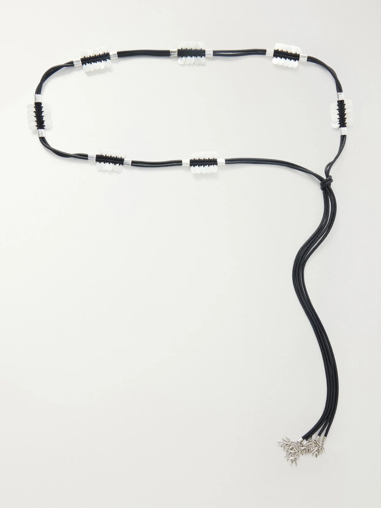 Ranea Embellished Leather Belt - 1