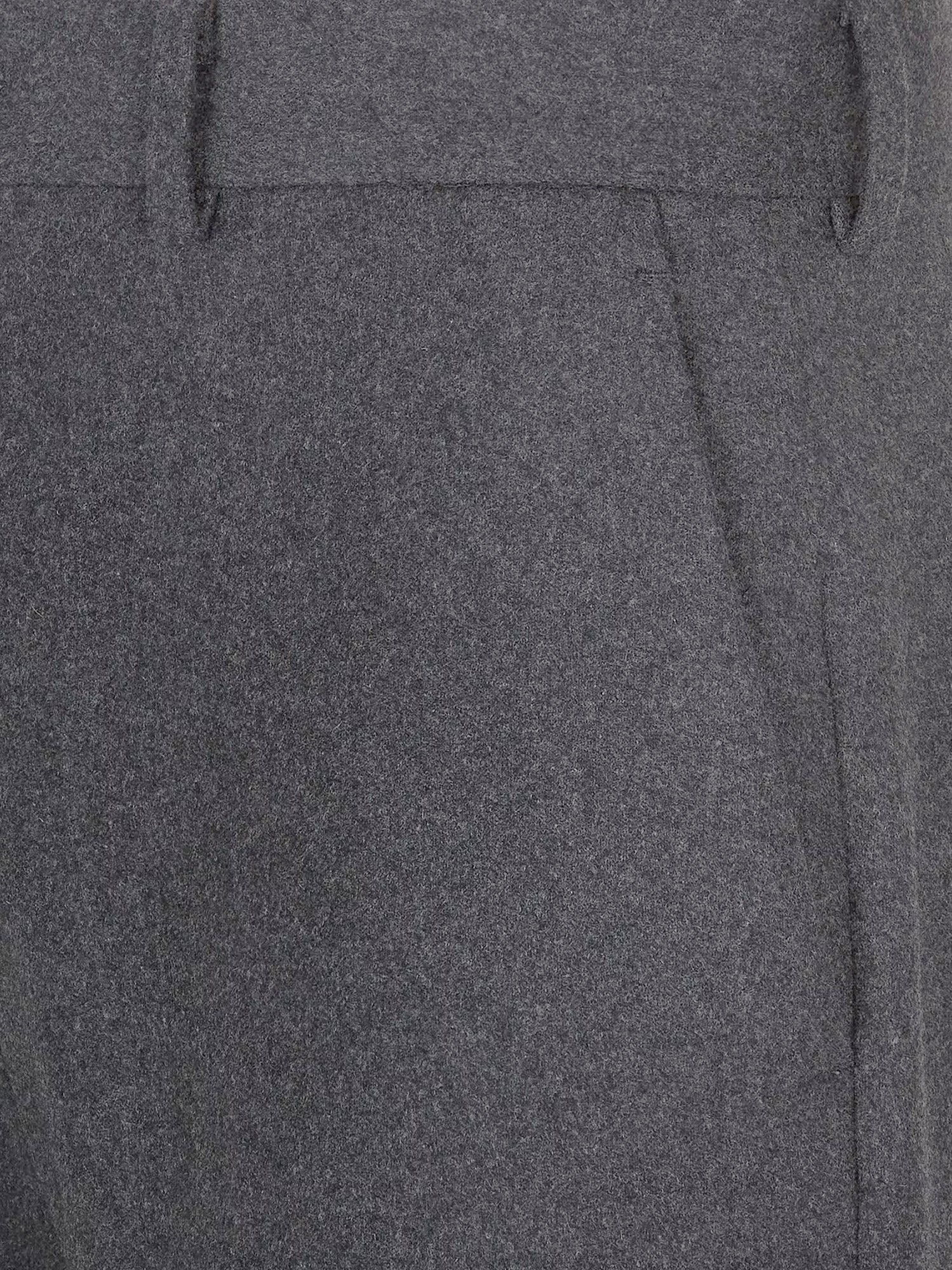 Stretch Cashmere Trouser With Logoed Detail - 3
