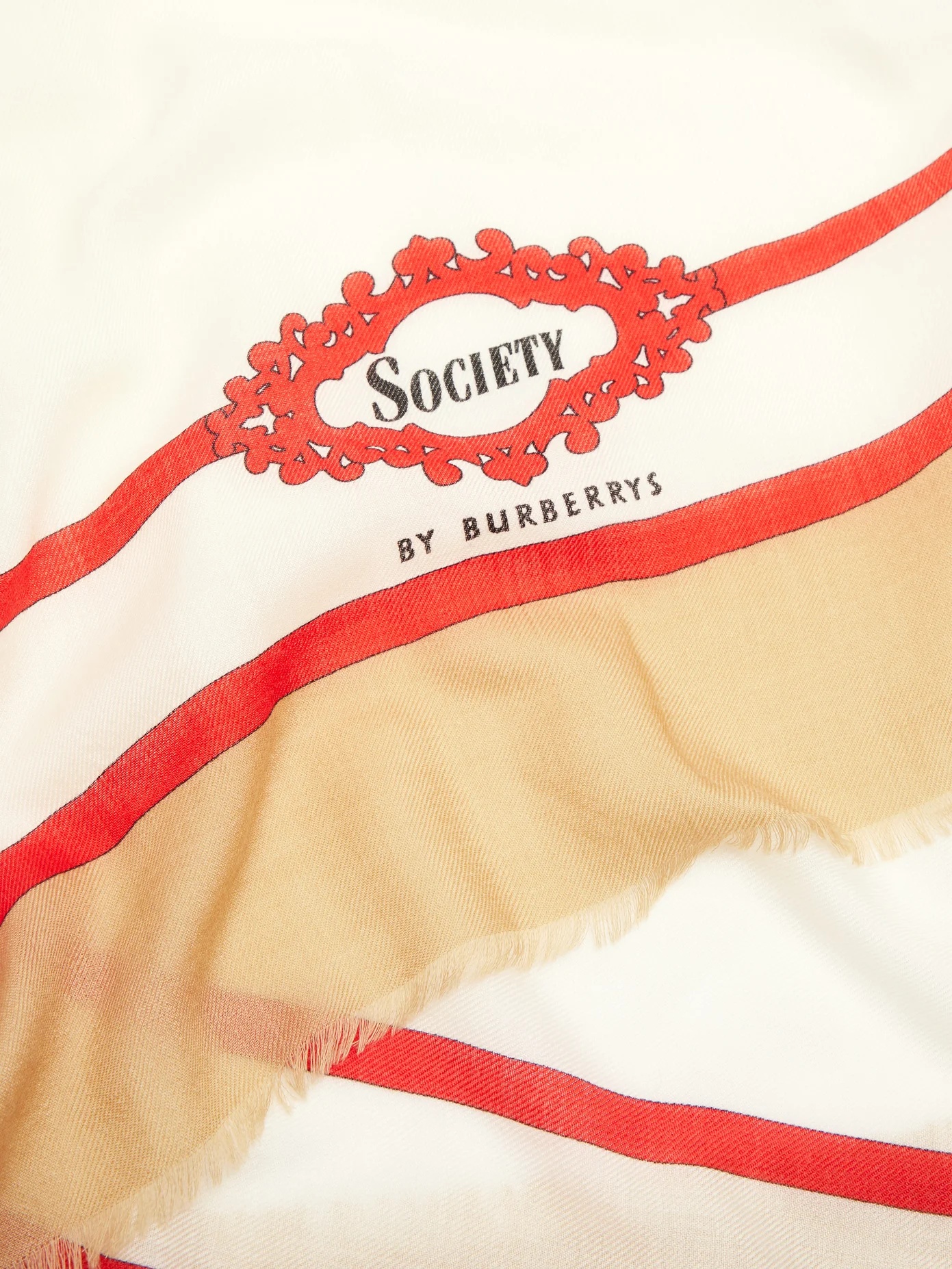 Society printed silk scarf - 2