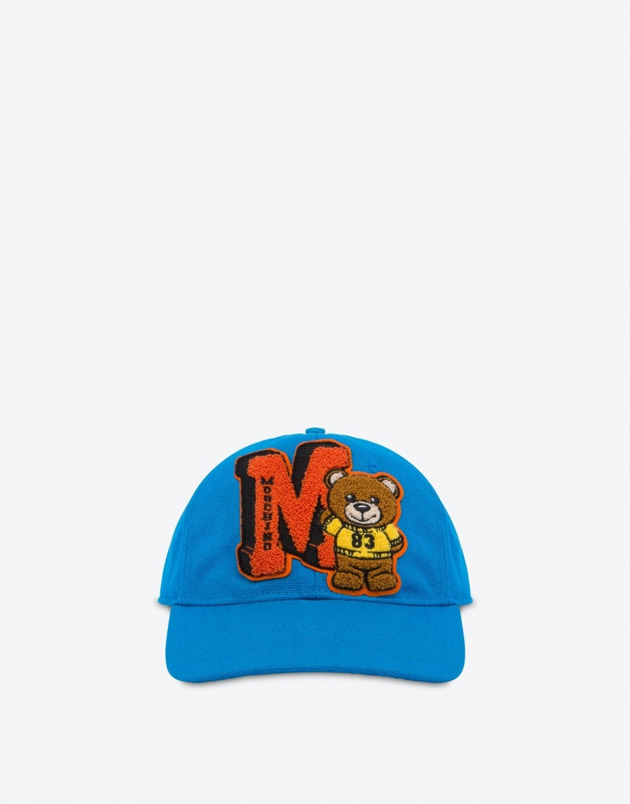 VARSITY TEDDY BEAR CANVAS HAT - 1