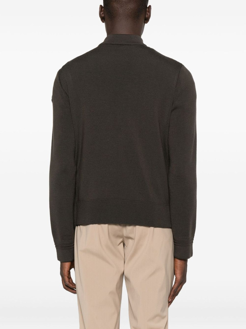 padded zip-up cardigan 4