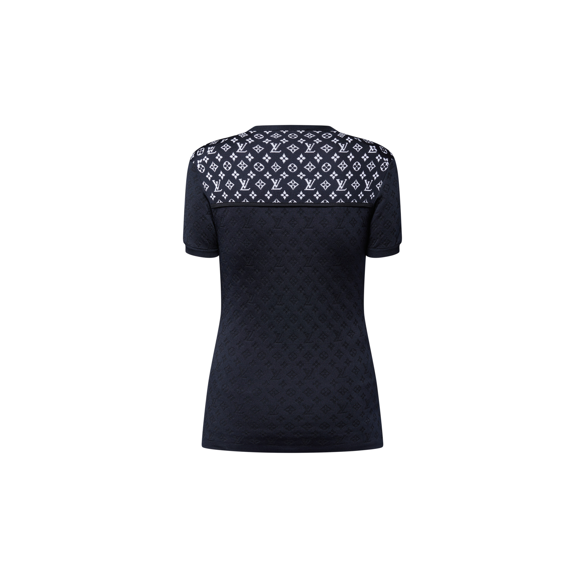 Monogram Jacquard Knit Top - 3