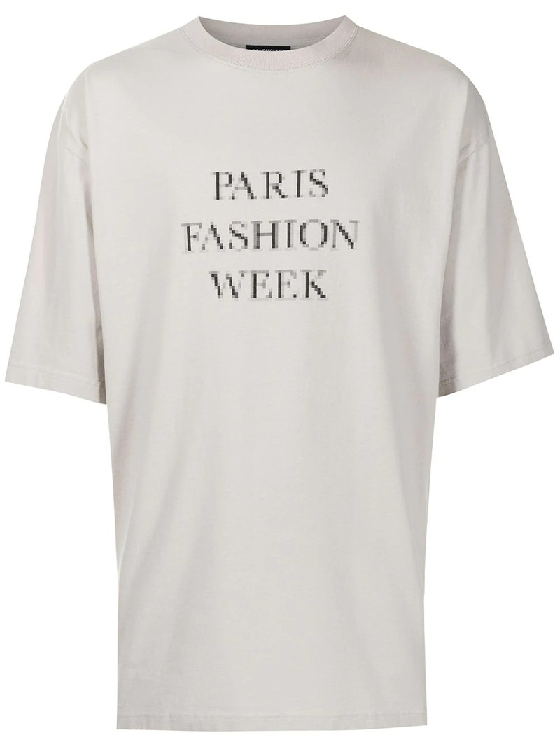 slogan-print T-shirt - 1