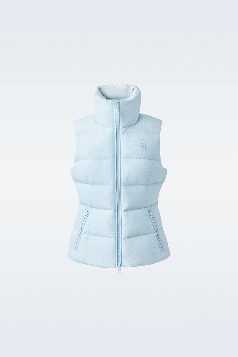 CHAYA-TR tactile ripstop down vest for ladies 1