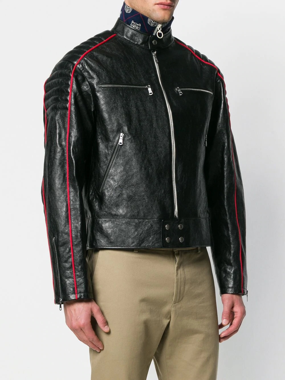 Gucci Print leather jacket - 3