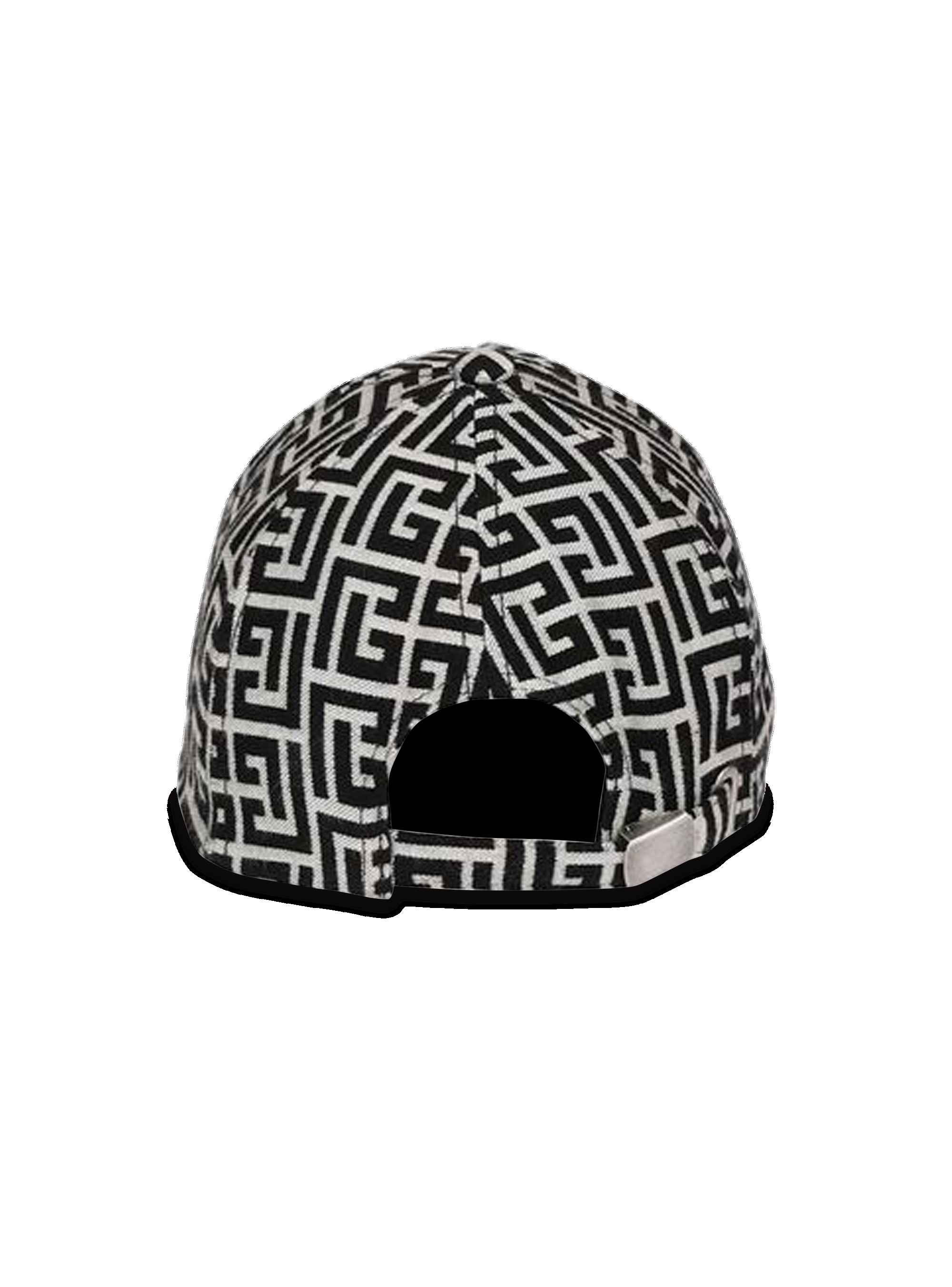 Cap with Balmain monogram pattern - 3