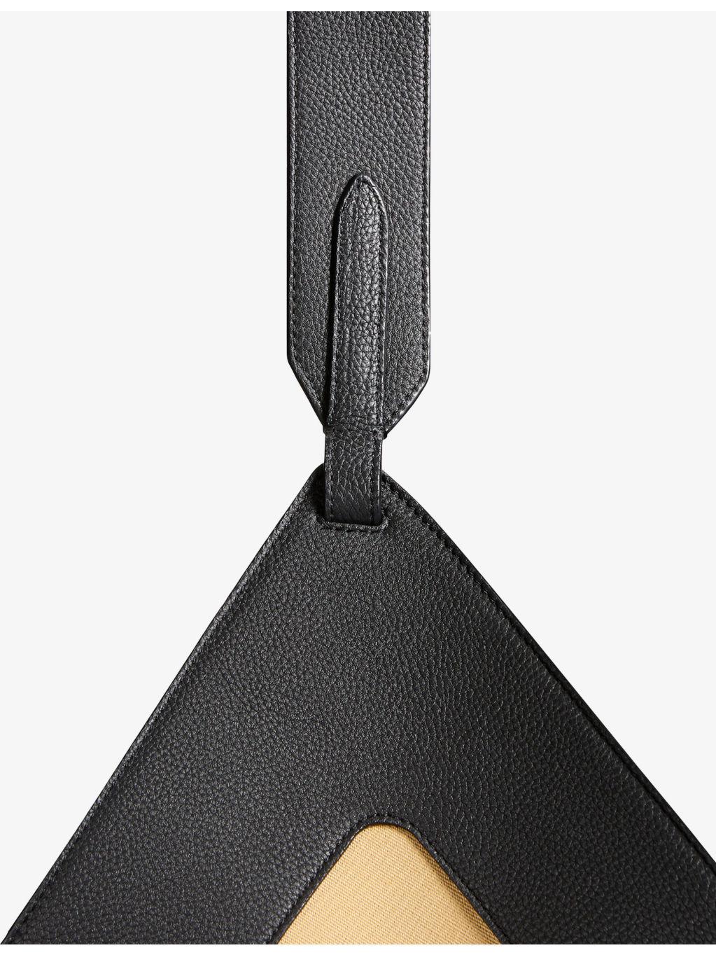 Lotus Small Leather and Canvas Tote Bag - 3