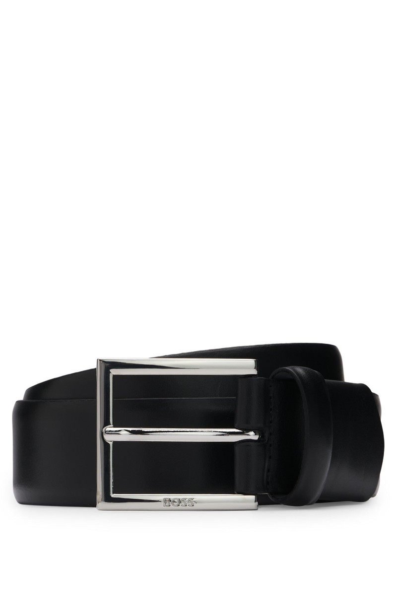 DRESSLETIC LEATHER BELT WITH CONCEALED ELASTICATED SECTION 1