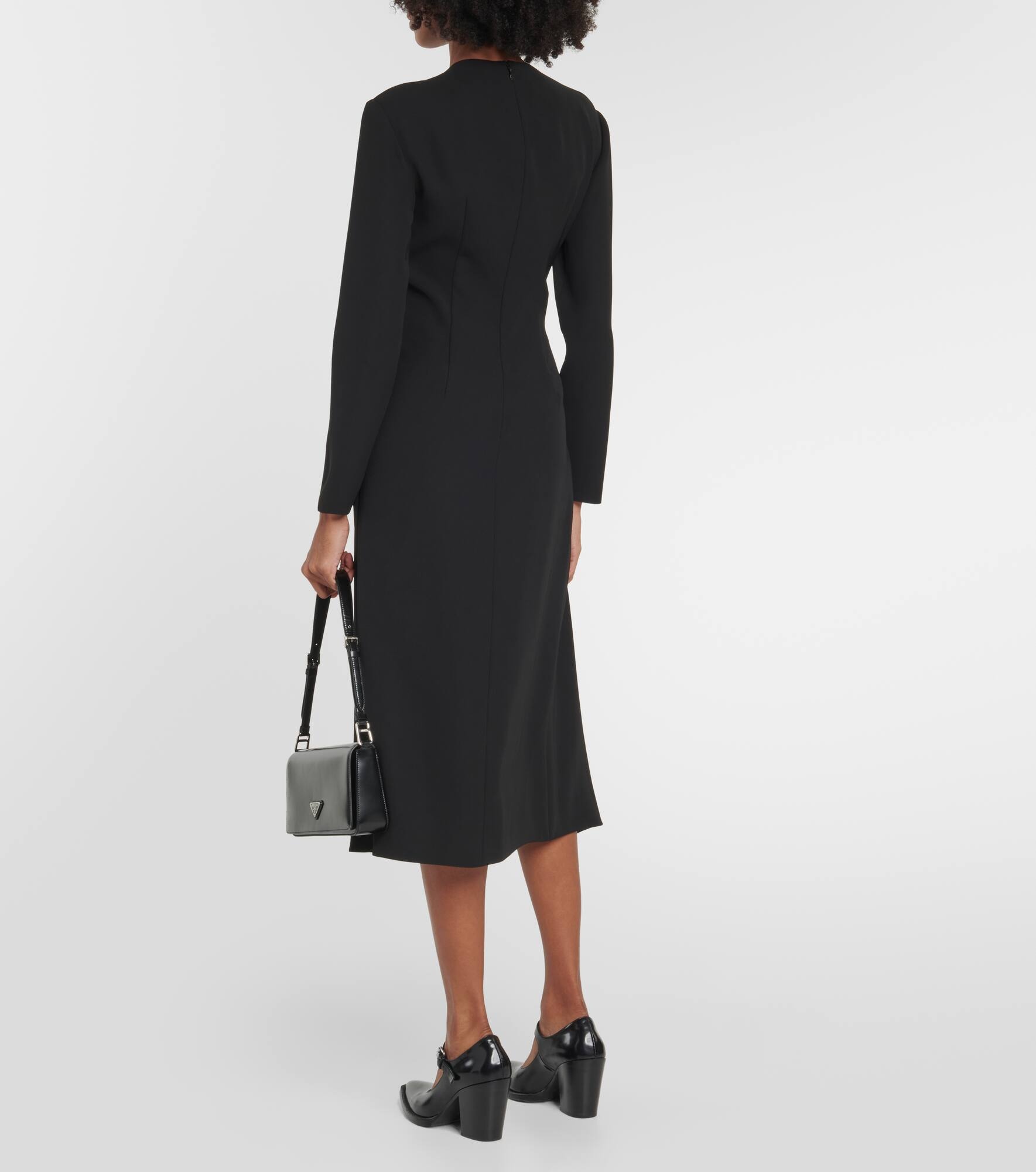 Embellished crêpe midi dress - 3