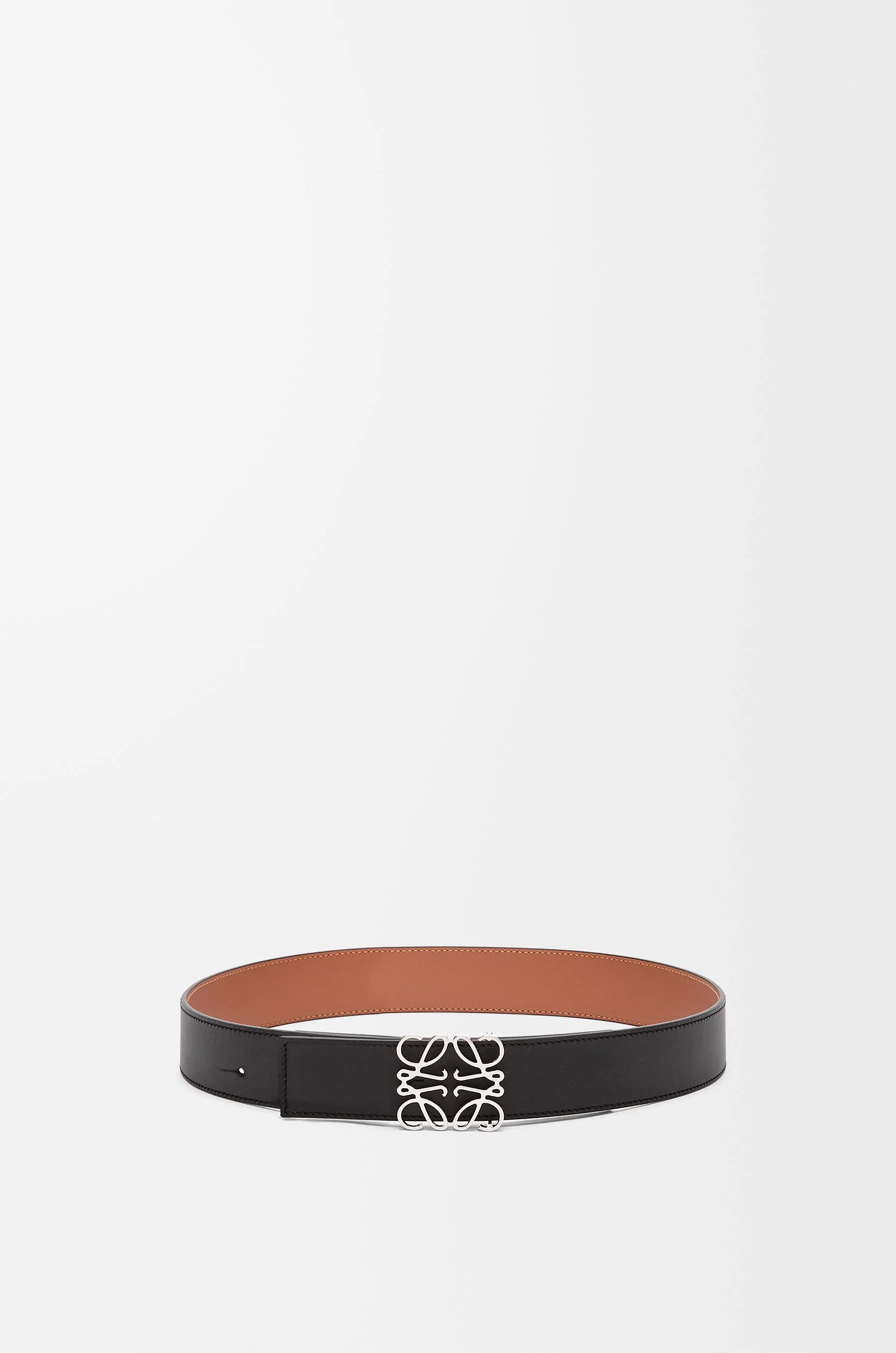 Reversible Anagram belt in smooth calfskin - 1