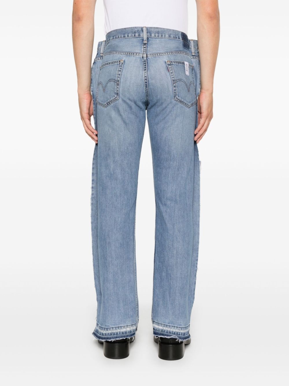 patchwork jeans - 4