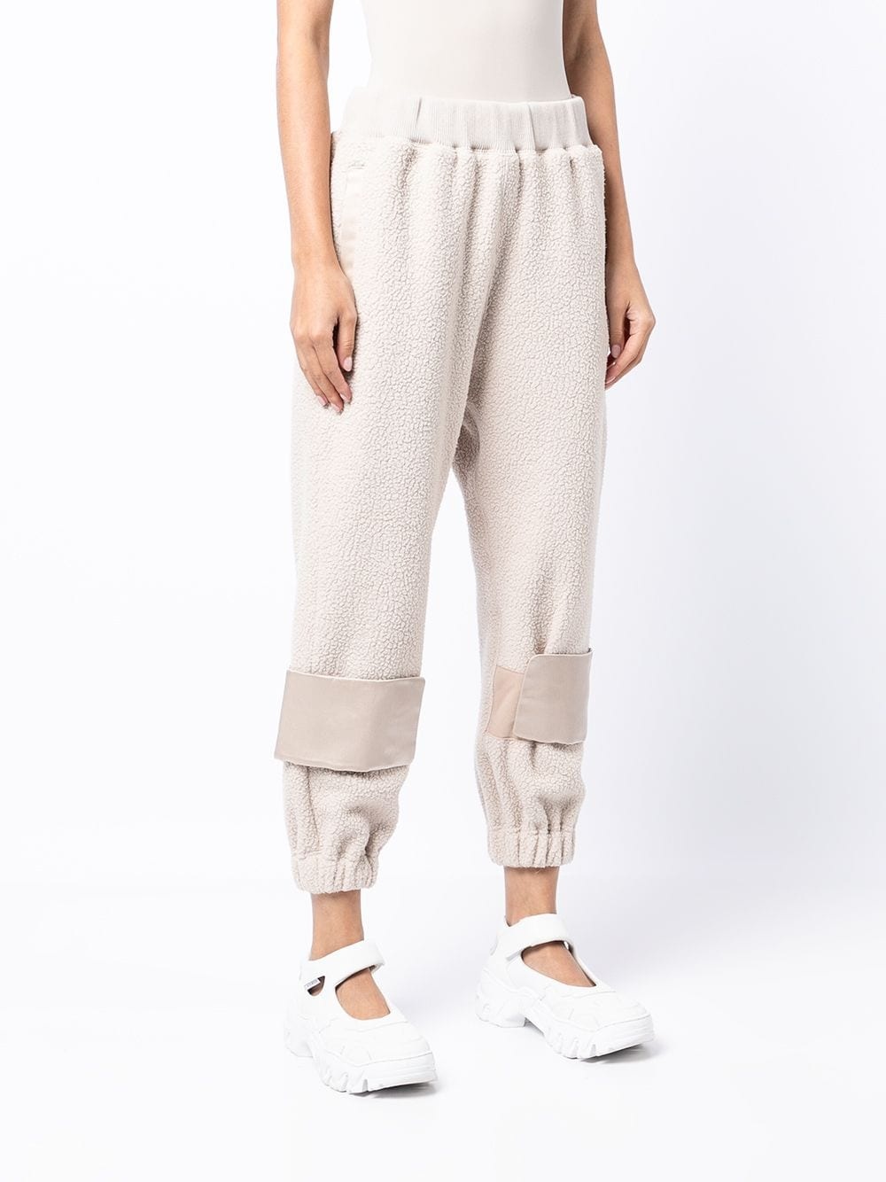 textured panel-detail track pants - 3