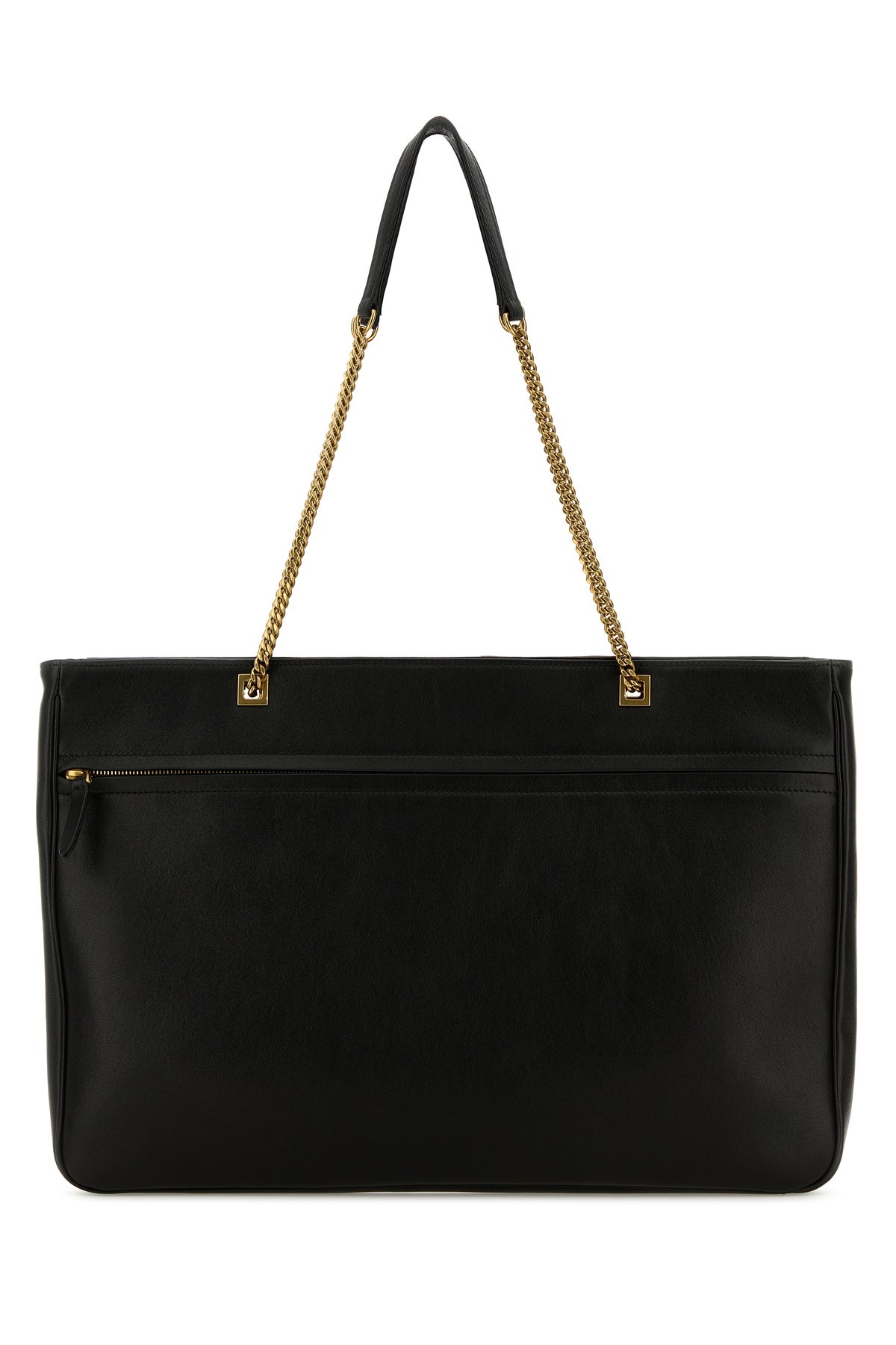 Black nappa leather large Viva Superstar shopping bag - 3
