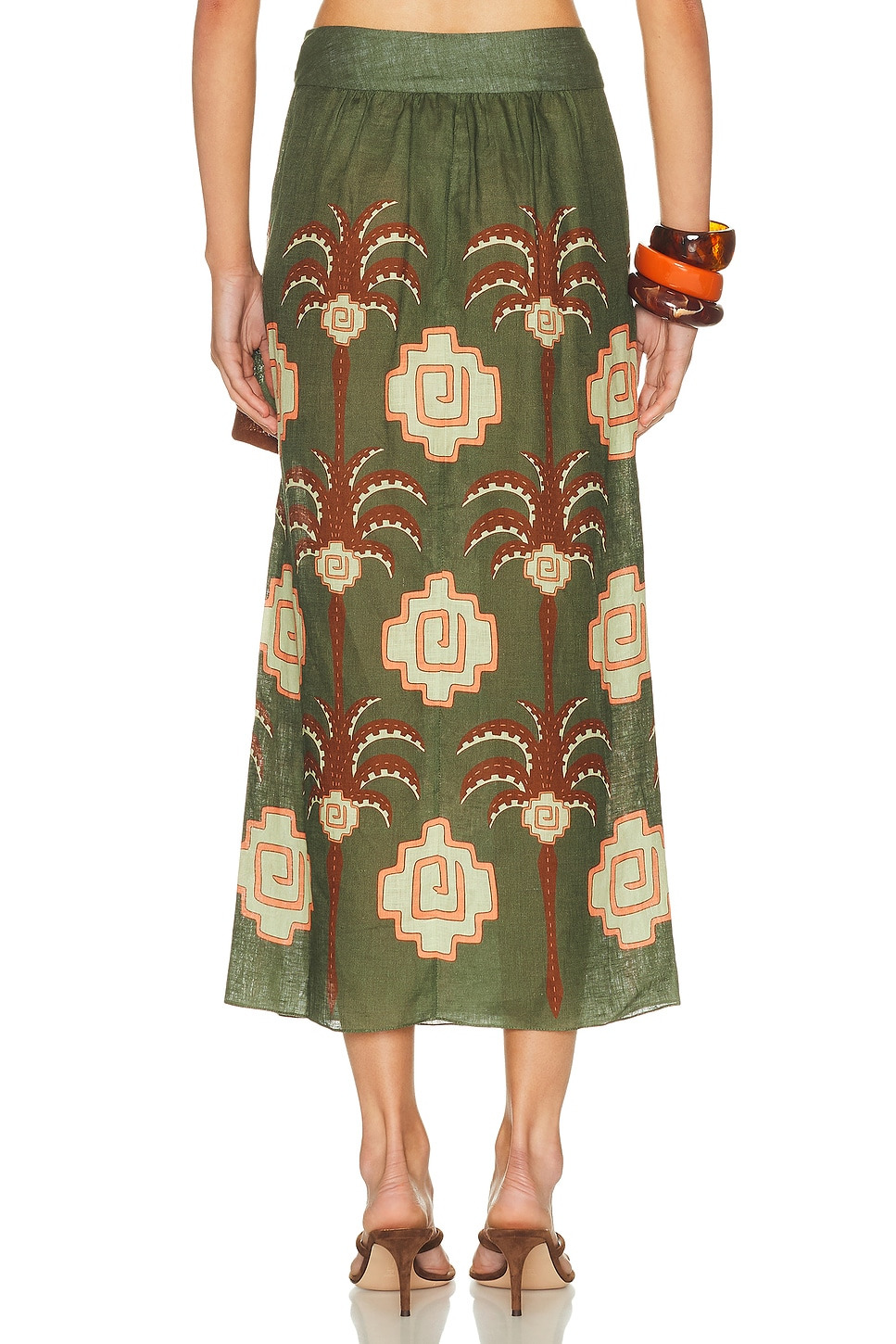 Amazon Echoes Wrap Skirt - 4