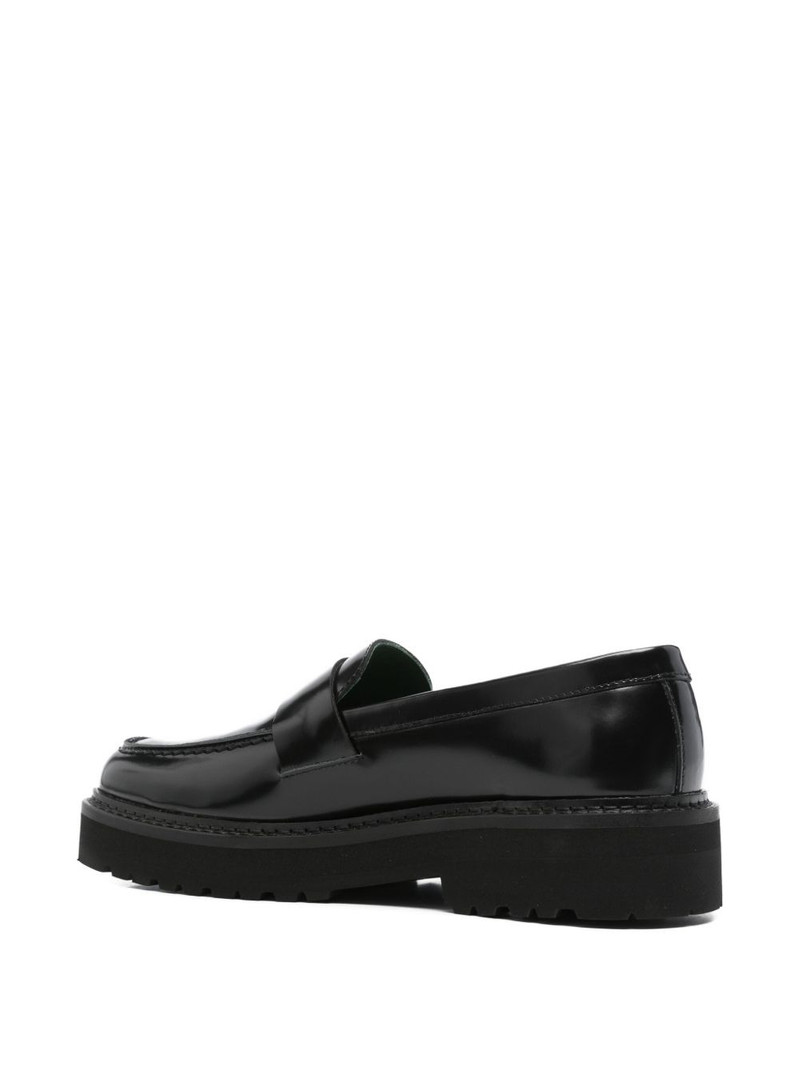 strap leather loafers 3
