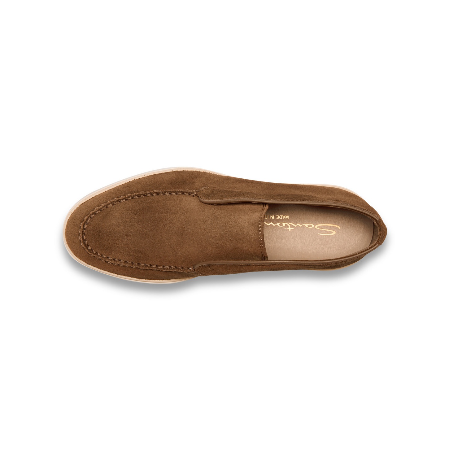 Women's light brown suede desert boot - 4