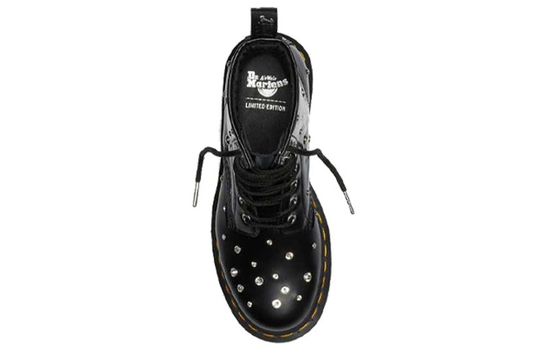 Dr. Martens (WMNS) Swarovski x Dr. Martens 1460 Martin Boots Black 27208001 outlook