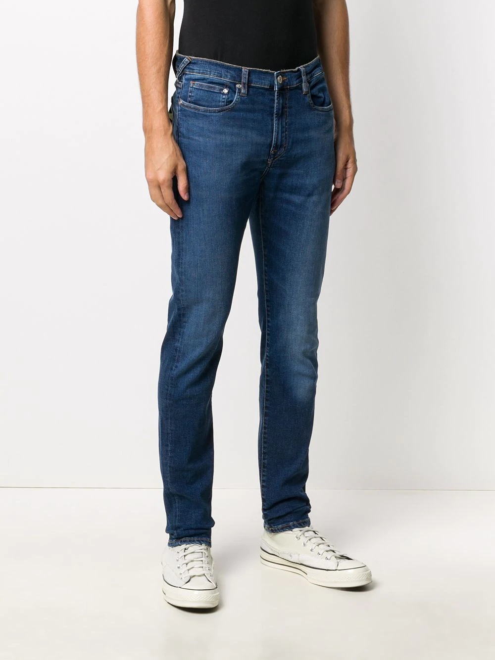 mid-rise slim fit jeans - 3