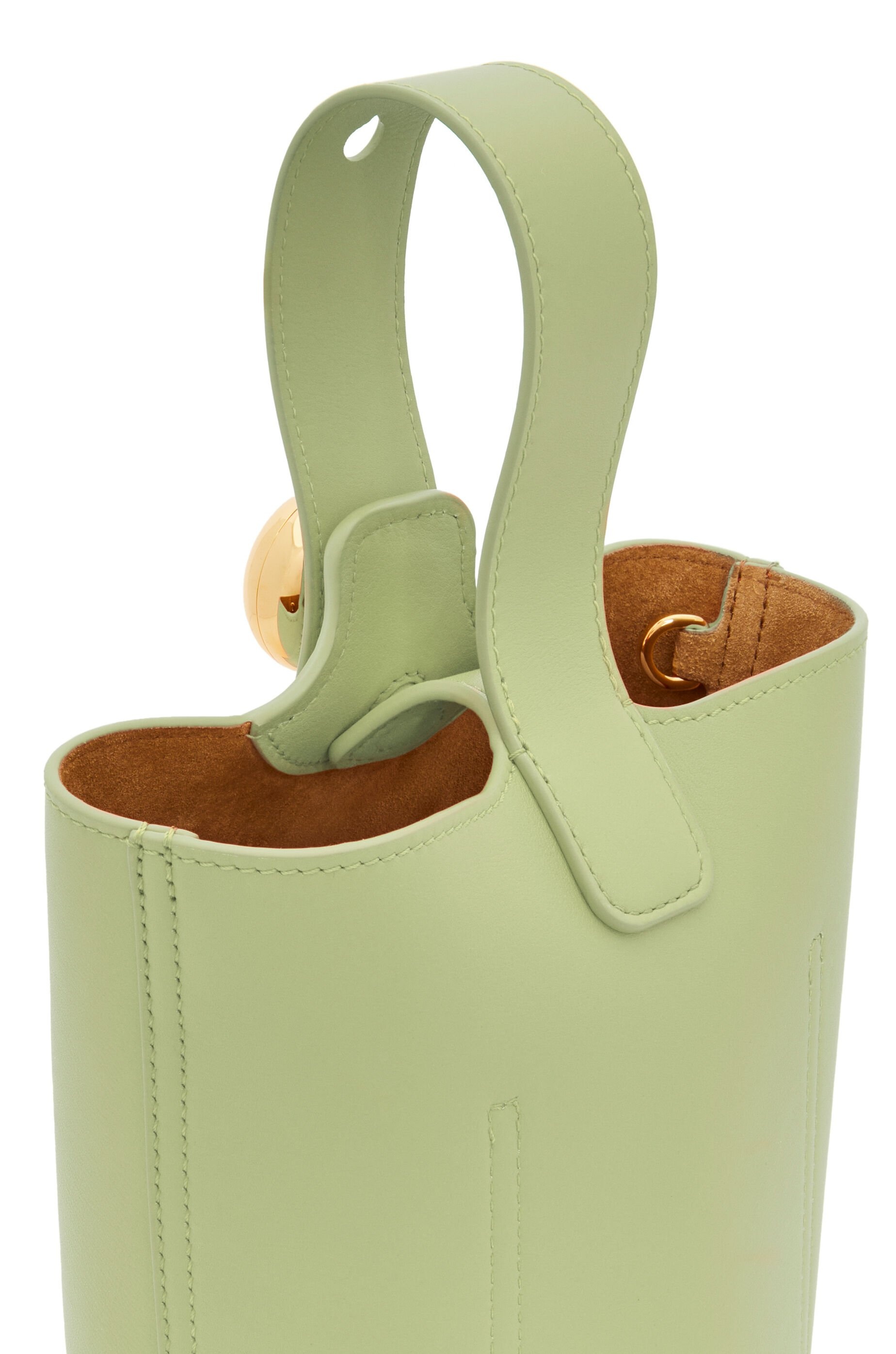 Mini Pebble bucket in mellow calfskin - 10