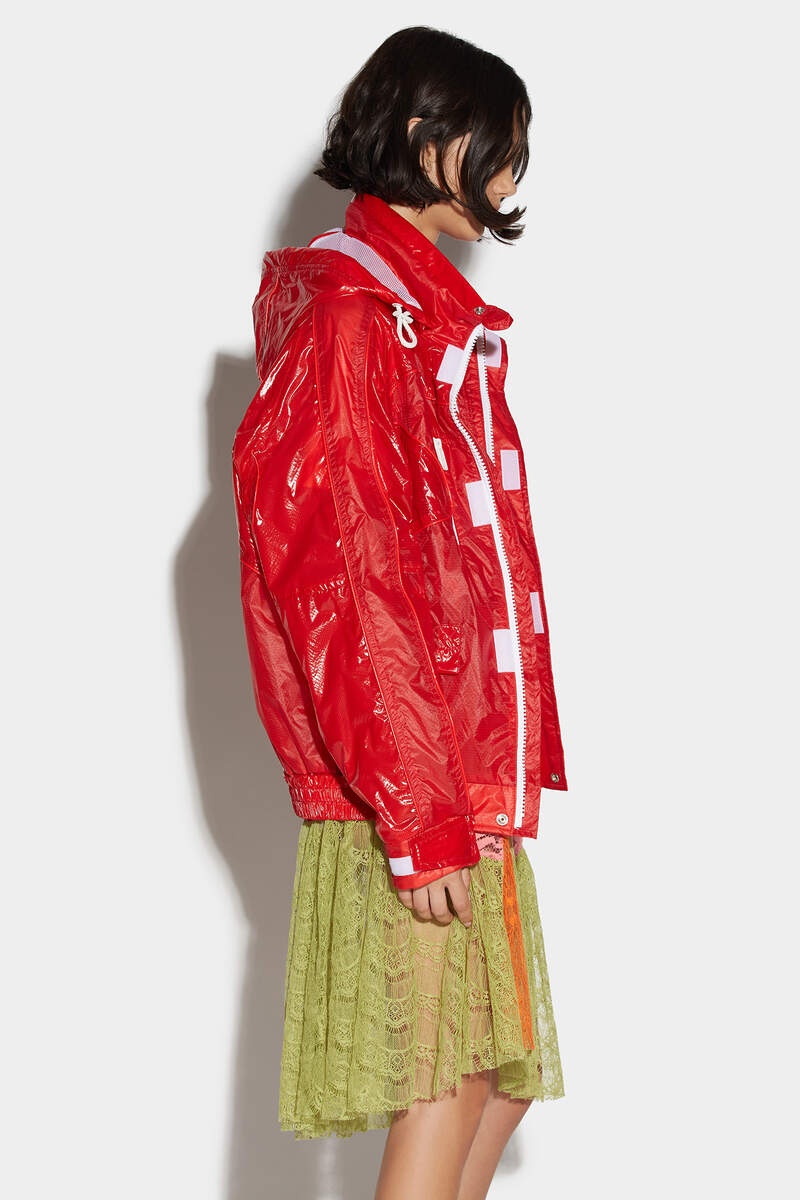 GOTH WASH TECHNO HOODED JACKET - 5