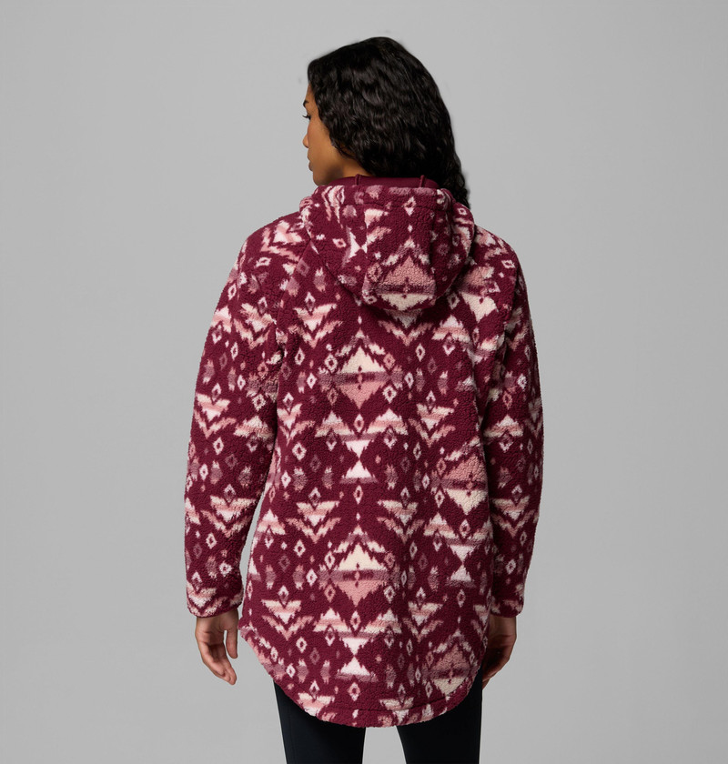 Women's Winter Warmth Printed Full Zip Hoodie 3