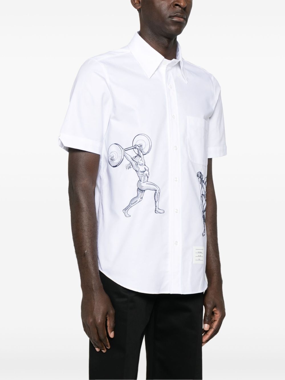 embroidered cotton shirt - 3