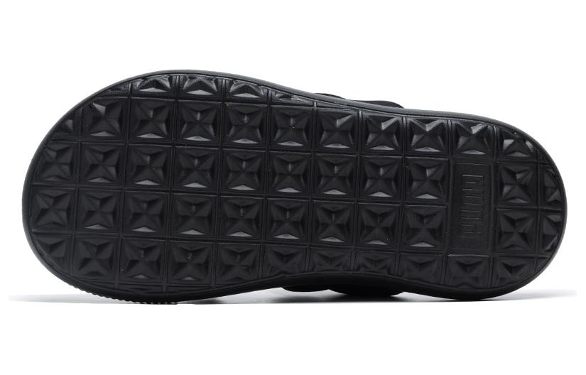 (WMNS) PUMA Mayu Puffy Slides 'Black' 399450-02 - 5