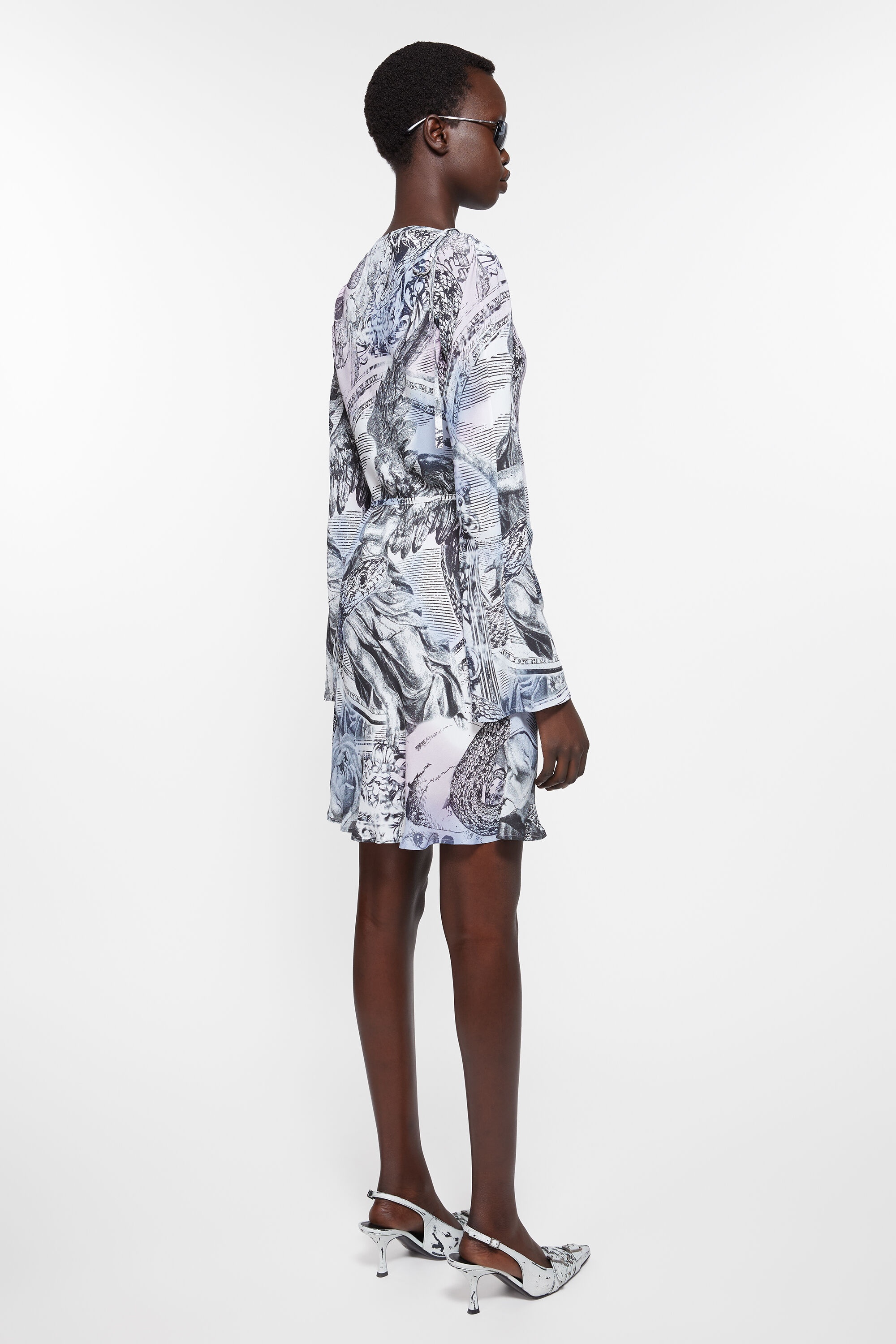 Acne Studios - Printed dress - Blue