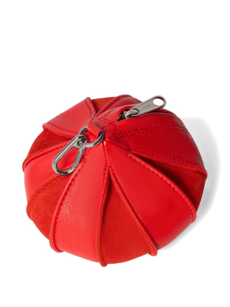 Lemaire balloon zipped leather key ring outlook