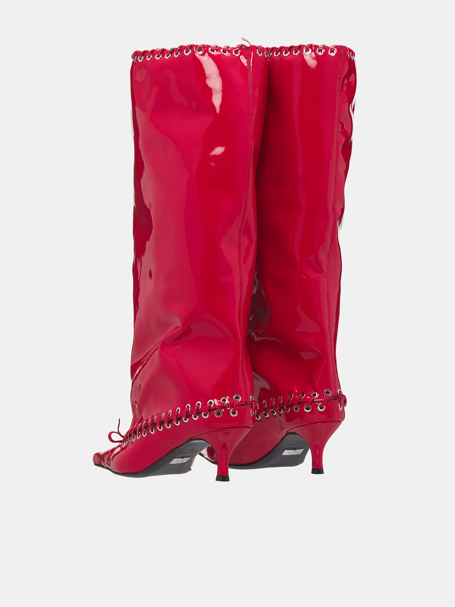 Patent Level Knee Boots - 5