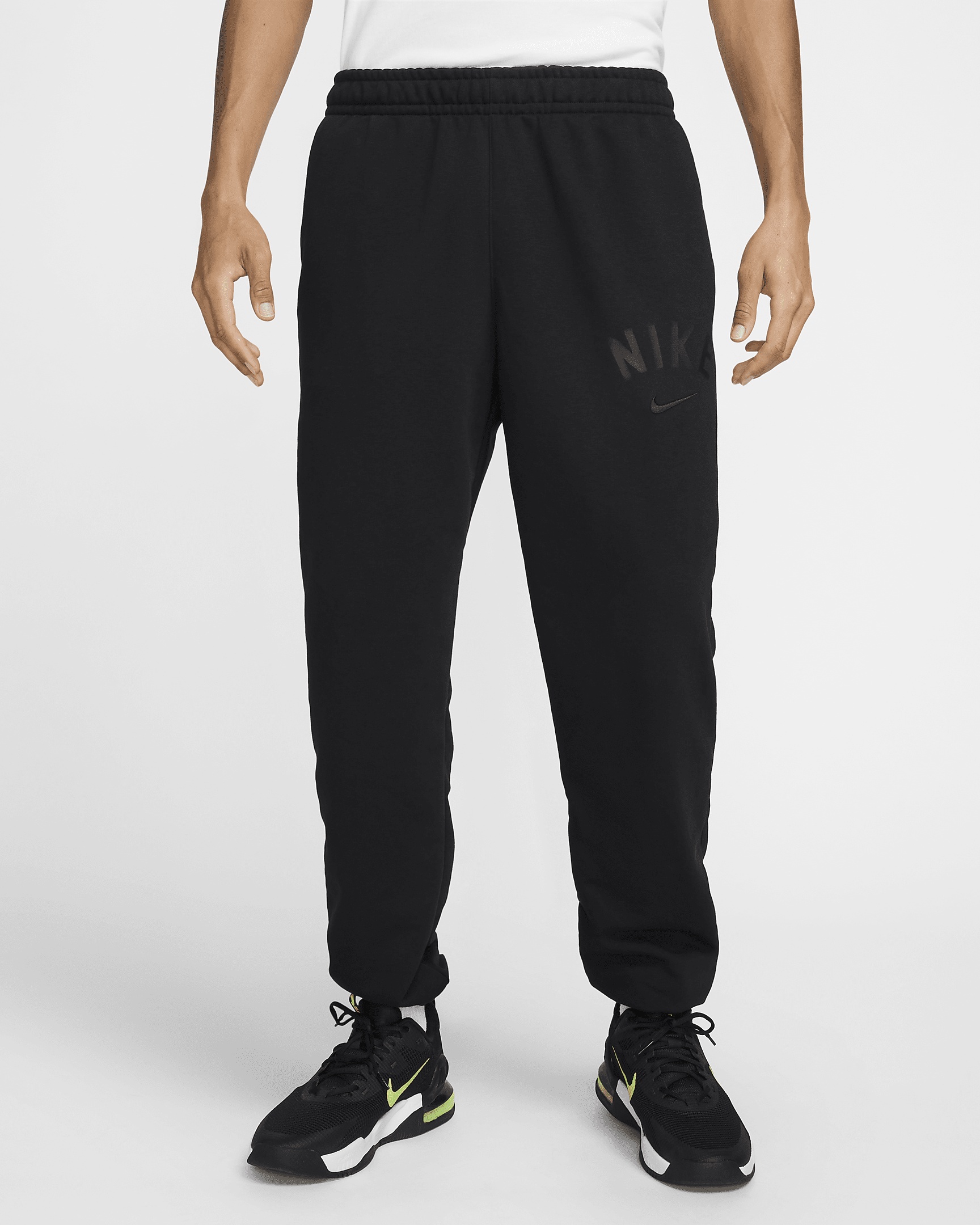 Nike Swoosh Men's Dri-FIT Fleece Fitness Joggers - 1