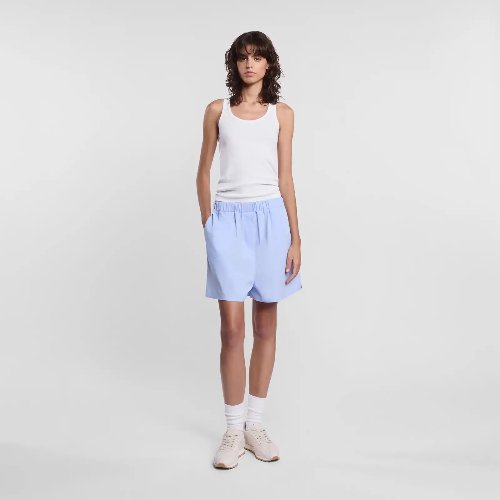 Shorts in cotton poplin - 2