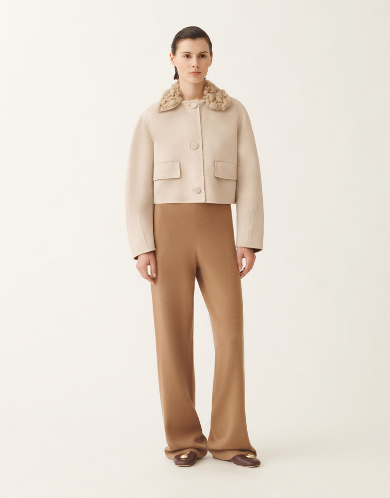 Double wool short jacket 3