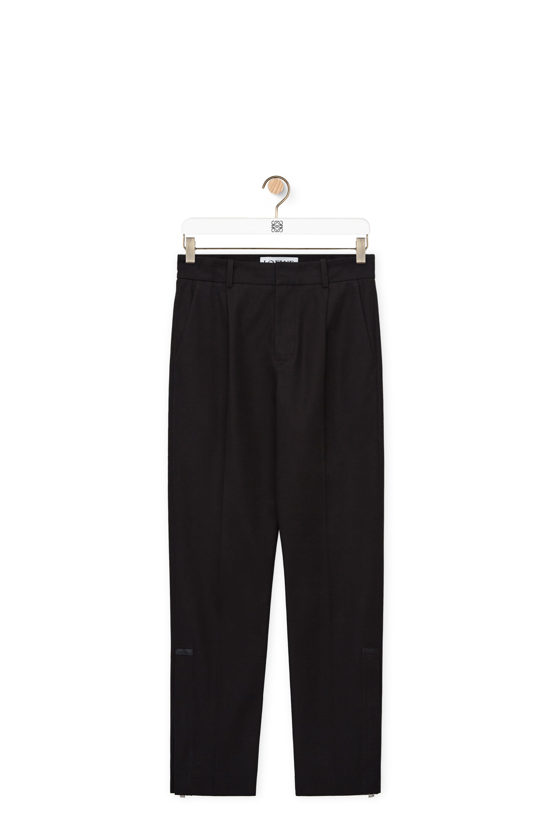 Slim trousers in cotton - 1