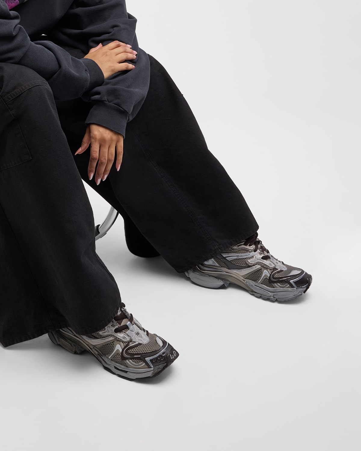 BALENCIAGA Runner 2.0 Sneakers | neimanmarcus | REVERSIBLE